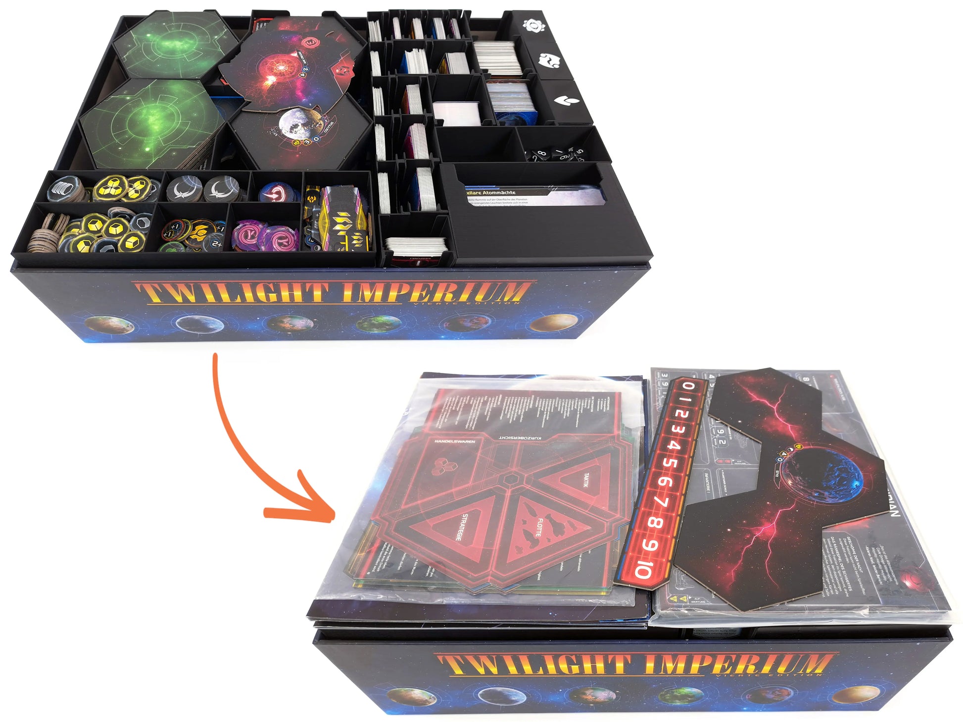 twilight imperium 4 card sleeves Twilight Imperium 4th Edition - Board Game Insert