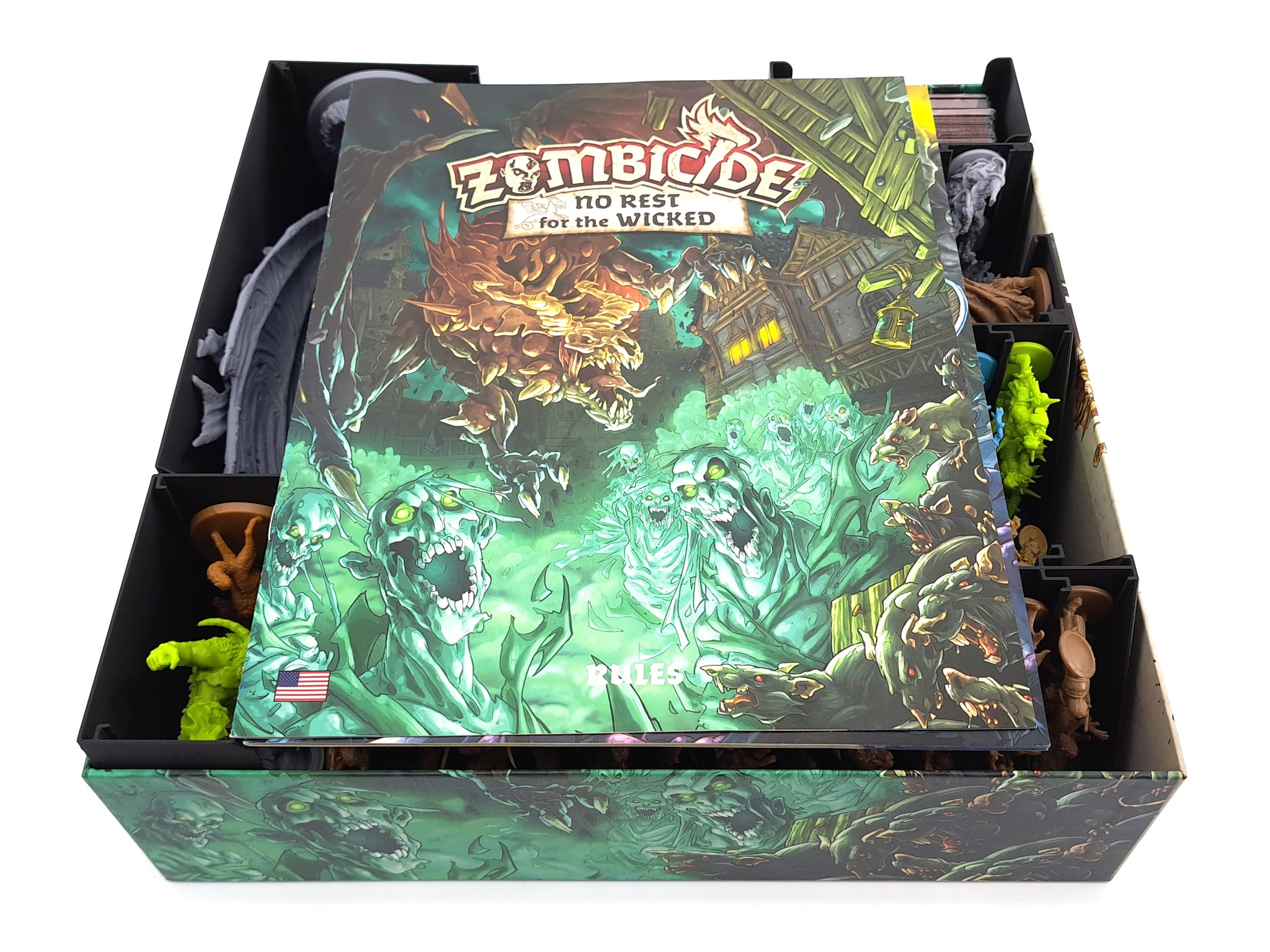 Zombicide: Undead Or Alive - Board Game Insert - Tinkering Paws