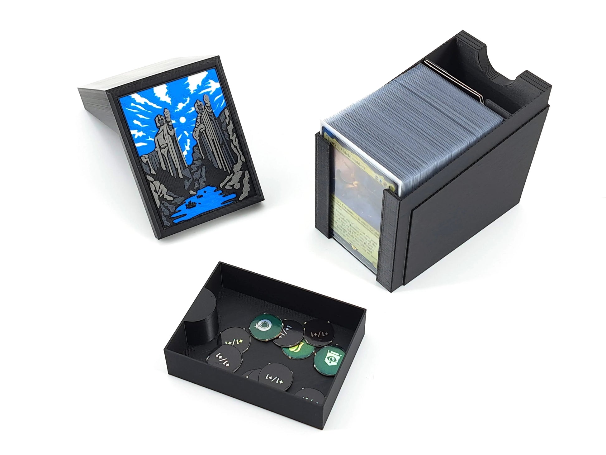 MTG Deck Box & Card Holder - Statues Tinkering Paws MTG Deck Box & Card Holder - Statues Tinkering Paws