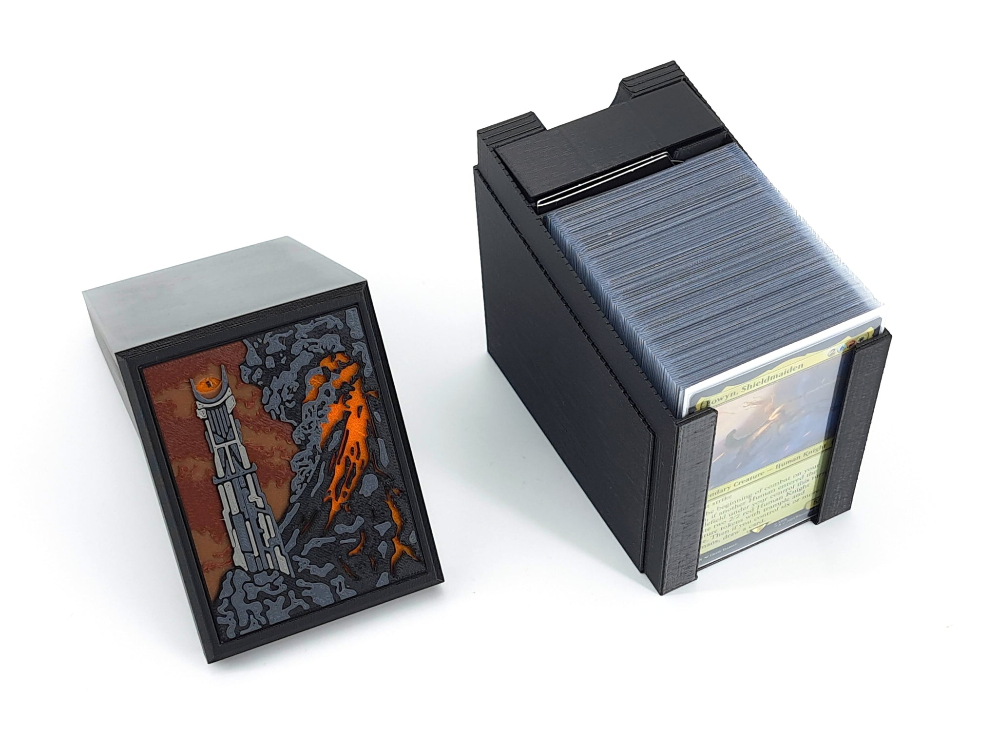 MTG Deck Box & Card Holder - Tower – Tinkering Paws® MTG Deck Box & Card Holder - Tower – Tinkering Paws®