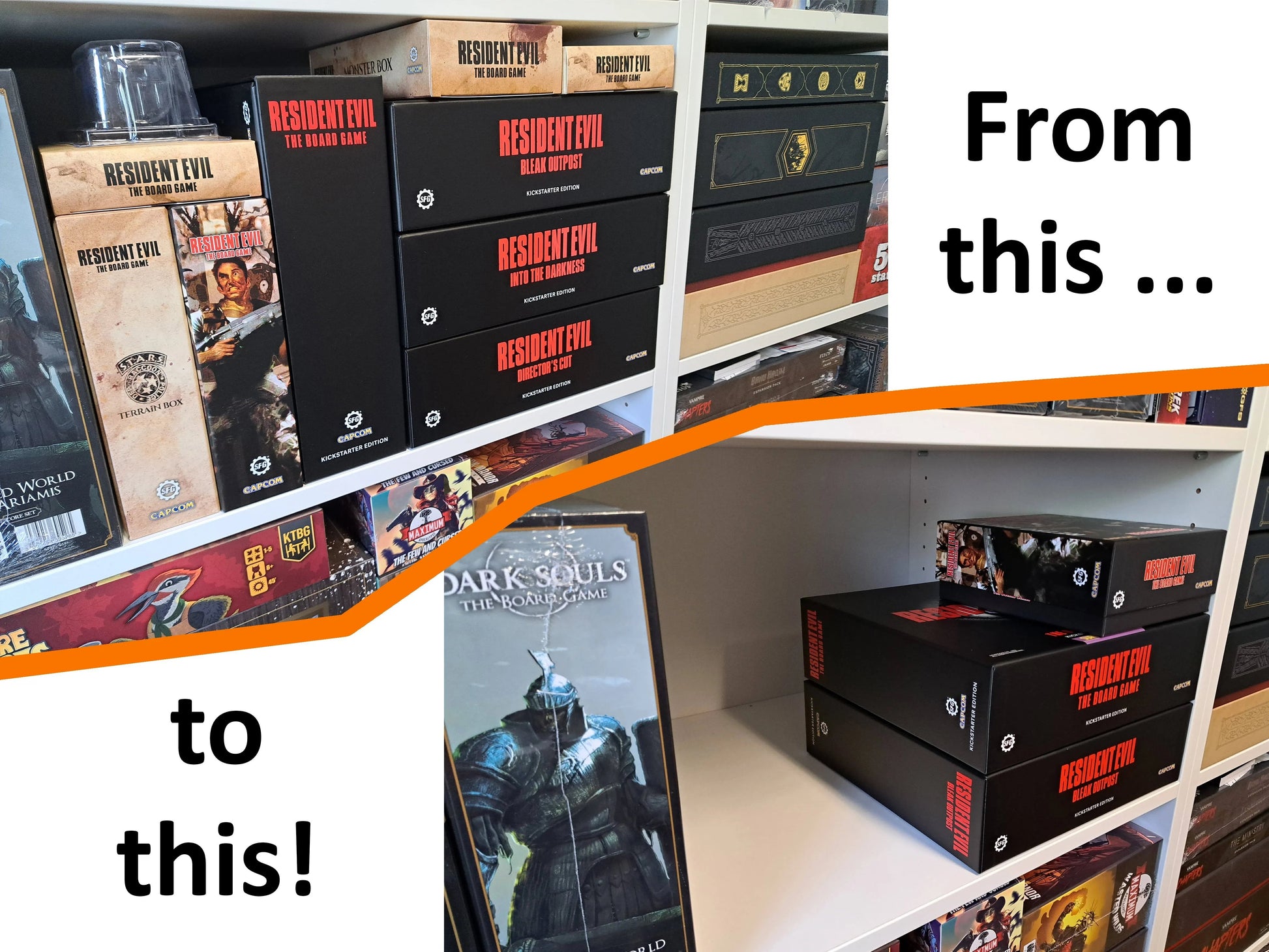 Resident Evil 1 - Board Game Insert Tinkering Paws