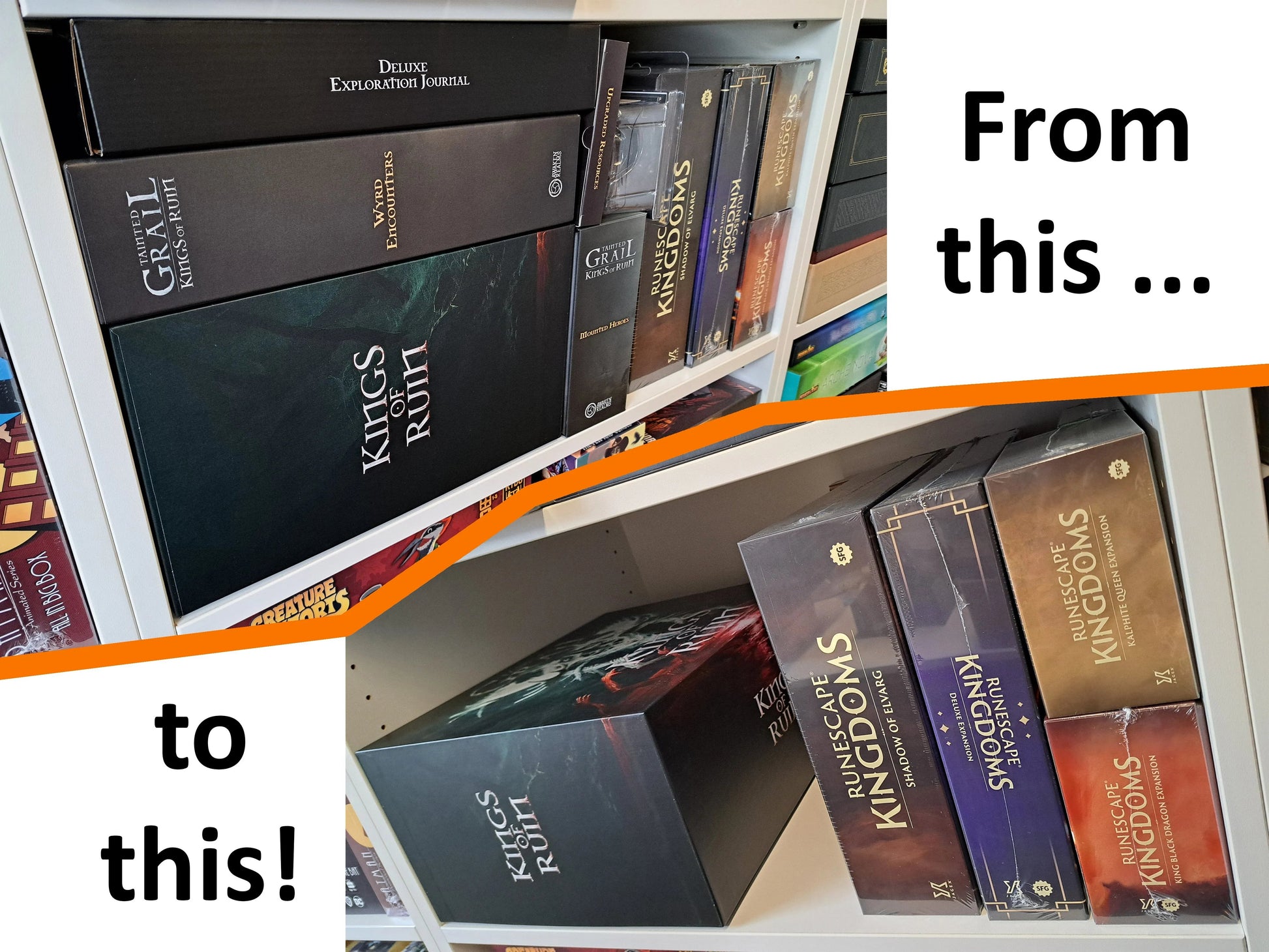 Tainted Grail: Kings of Ruin - Board Game Insert Tinkering Paws