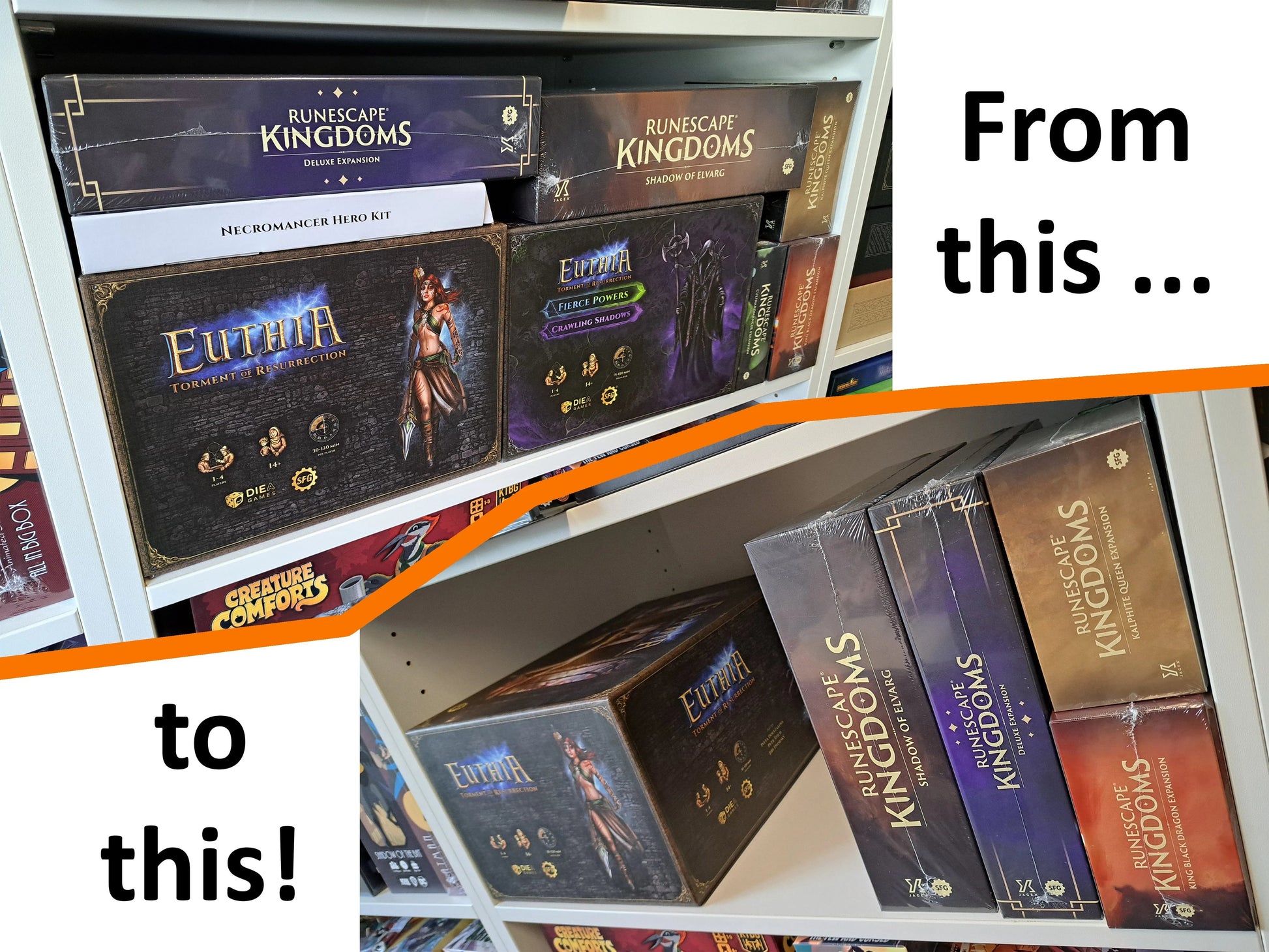 euthia card sleeves Euthia: Torment Of Resurrection - Board Game Insert