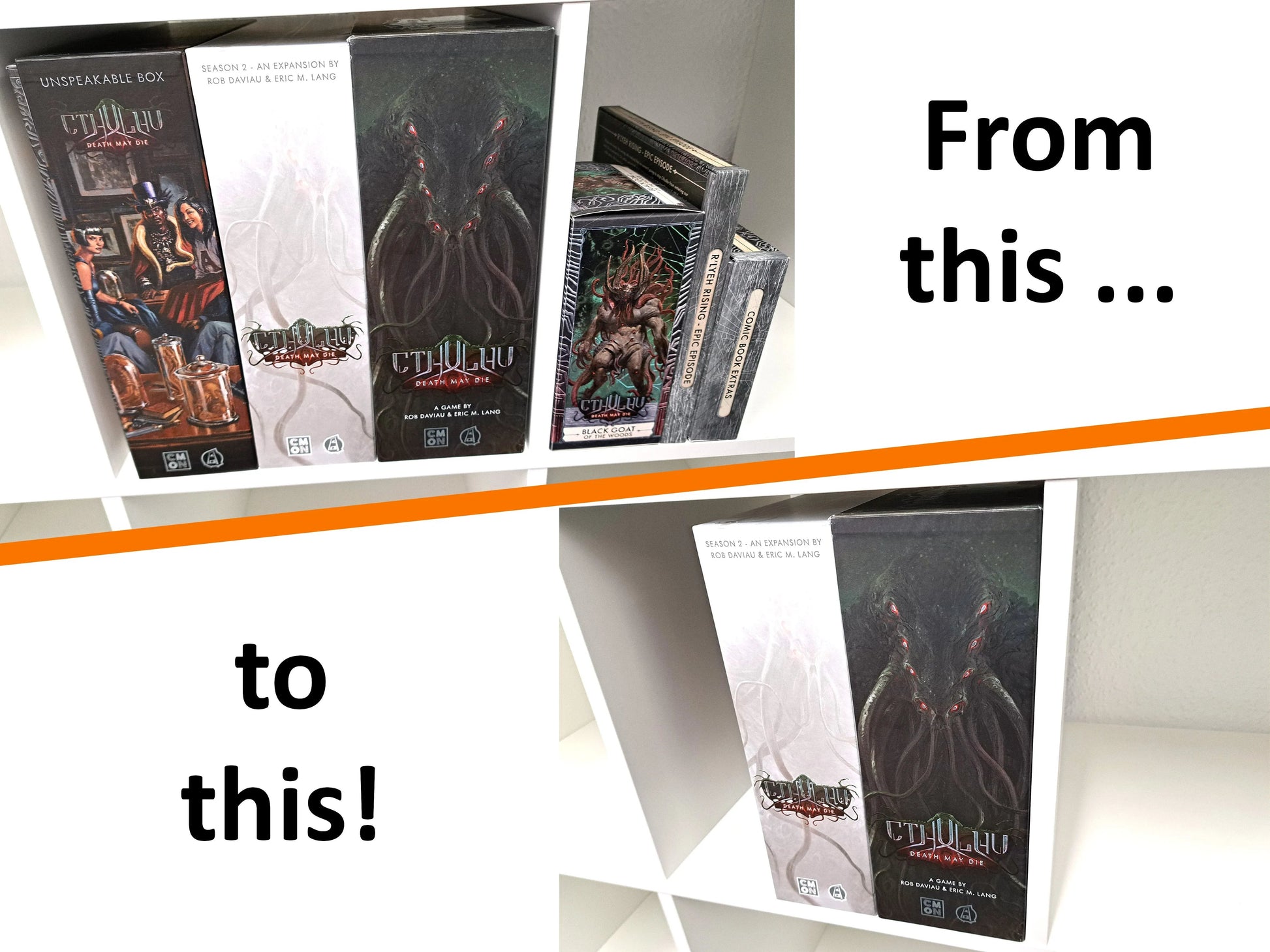 Cthulhu: Death May Die - Season 1 & 2 - Board Game Insert - Tinkering Paws Tinkering Paws Cthulhu: Death May Die - Season 1 & 2 - Board Game Insert - Tinkering Paws Tinkering Paws