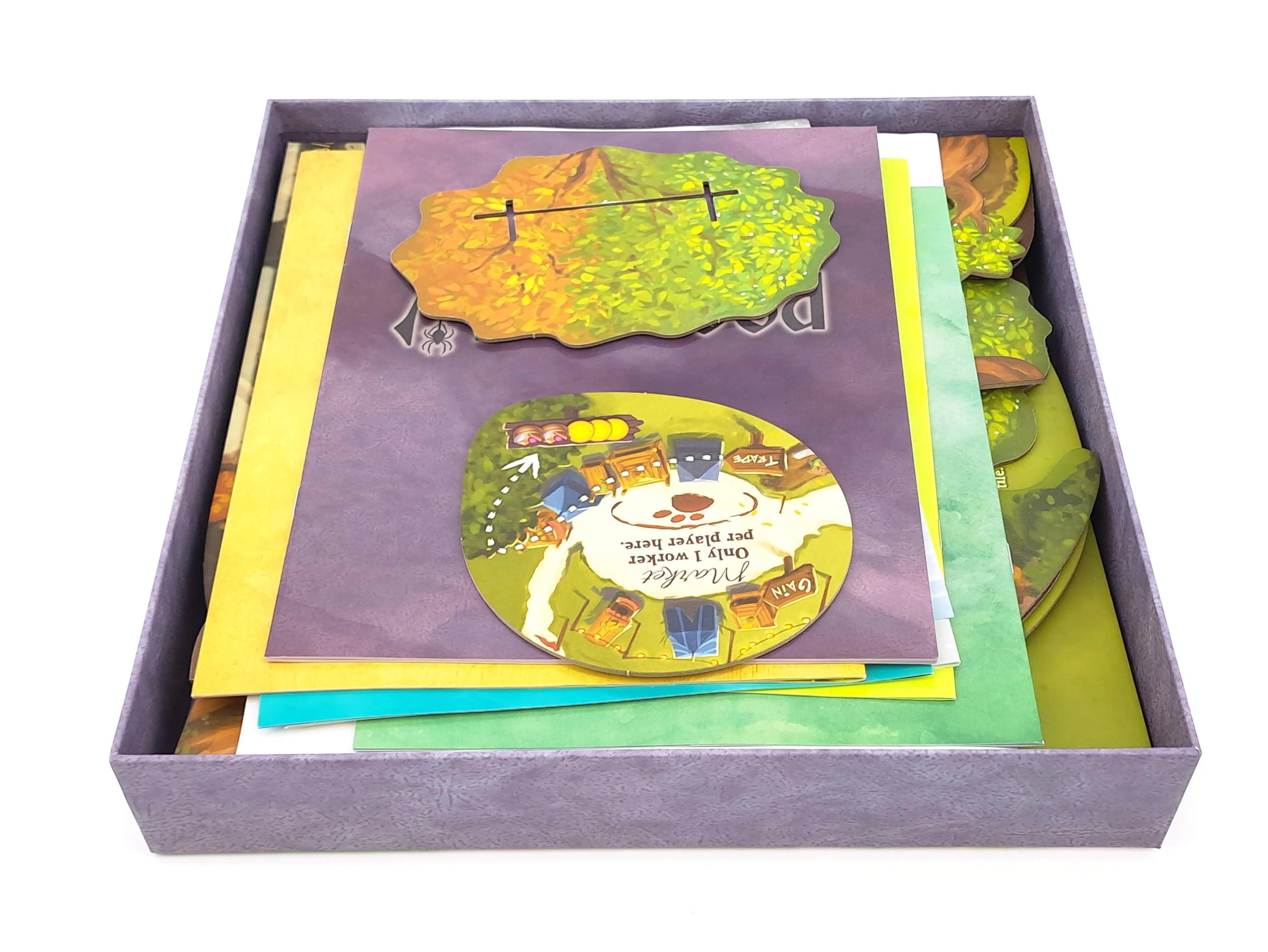 Everdell - Board Game Insert - Mistwood & Newleaf Upgrade Pack - Inofficial Product Tinkering Paws