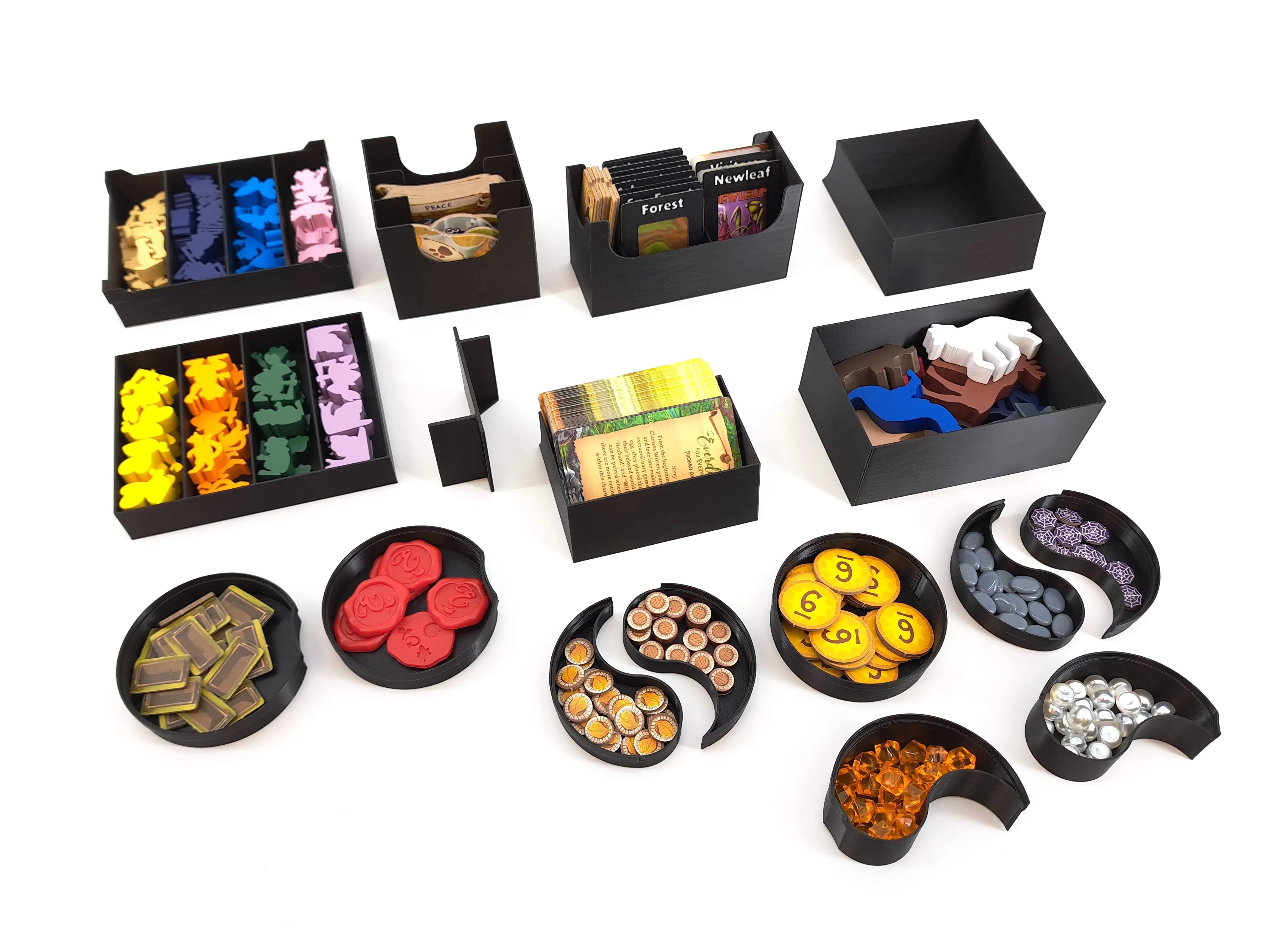 Everdell - Board Game Insert - Mistwood & Newleaf Upgrade Pack - Inofficial Product Tinkering Paws