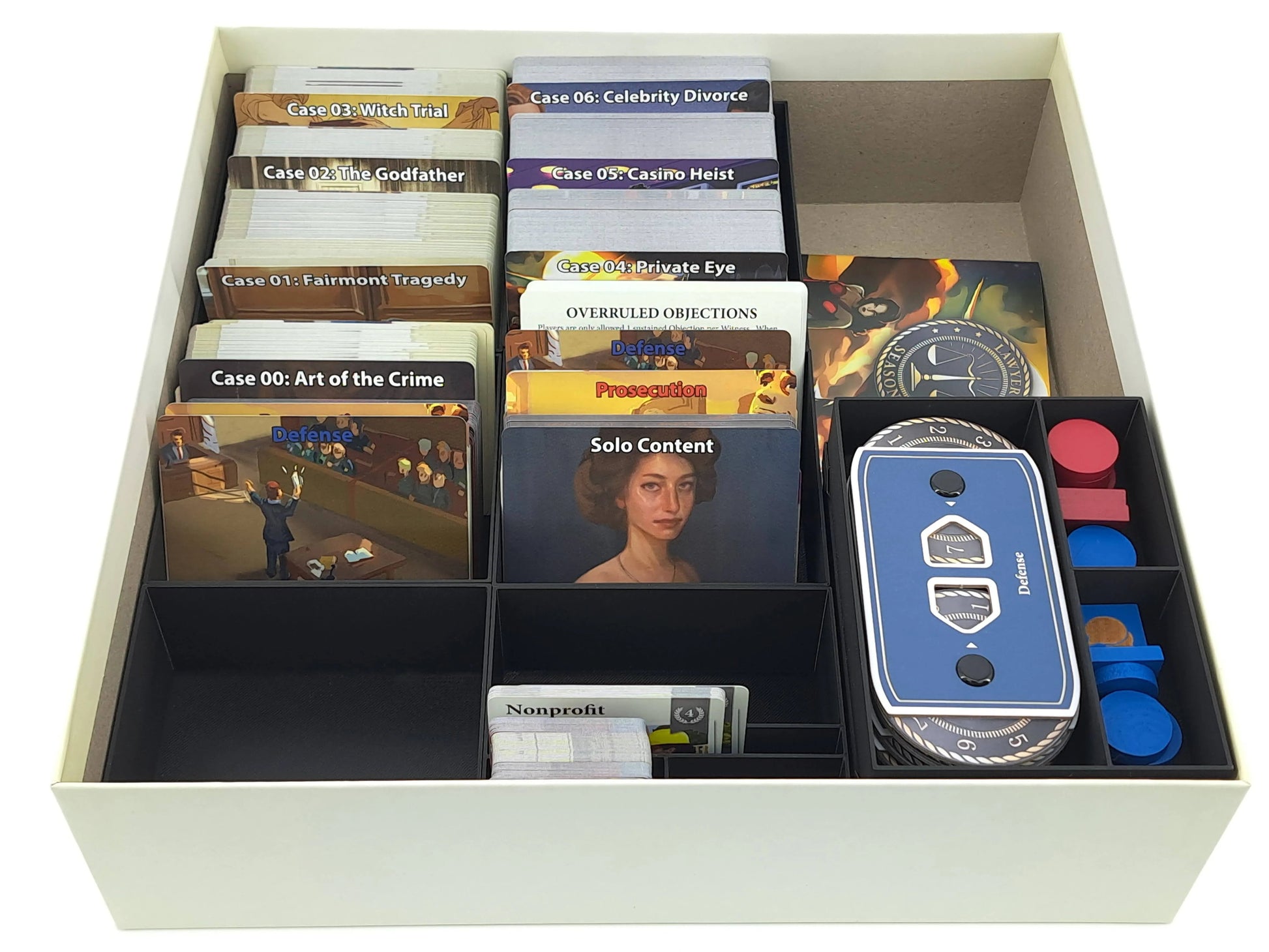 Lawyer Up - Board Game Insert Tinkering Paws