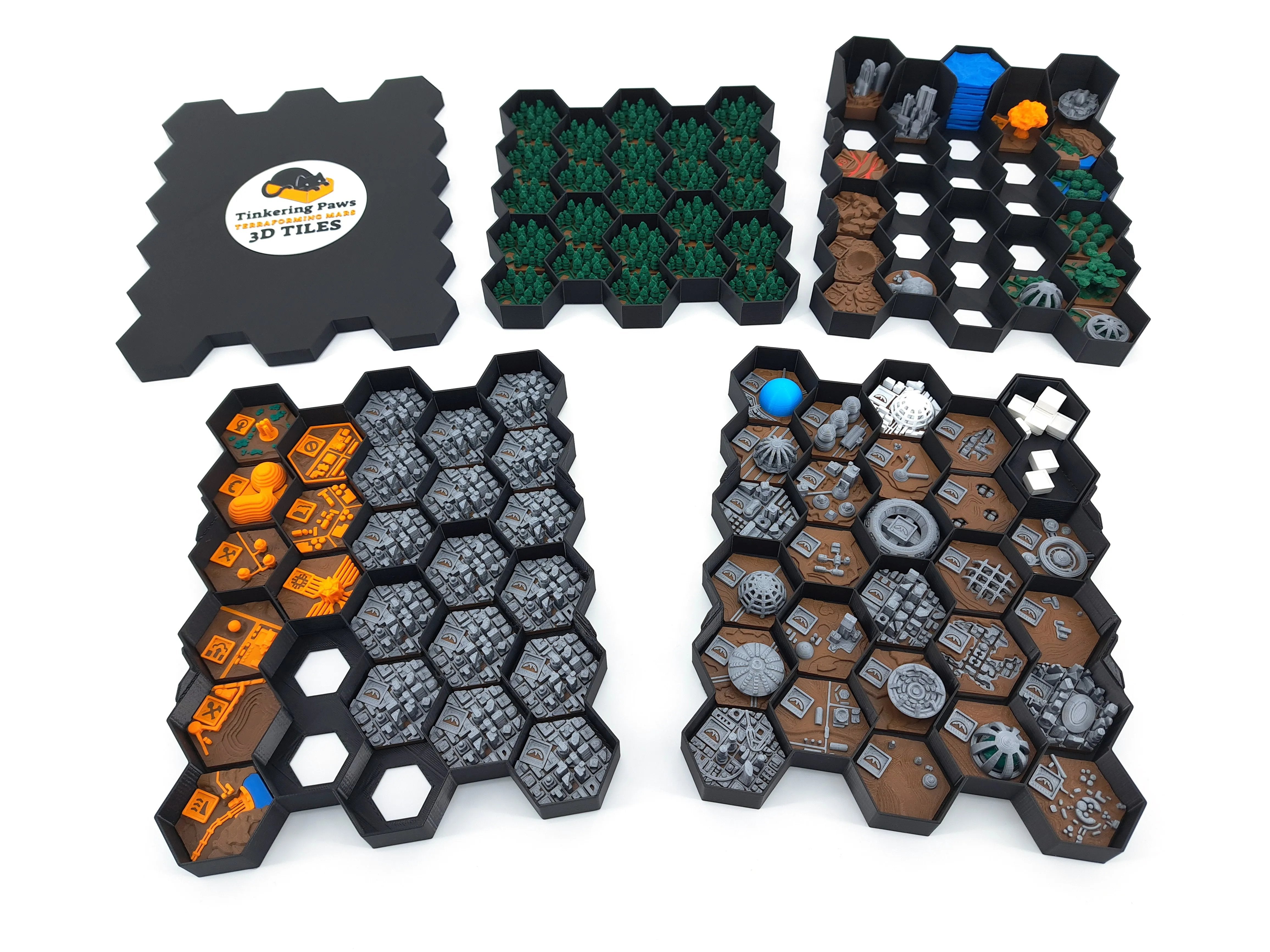 Terraforming Mars - Tiles Storage System