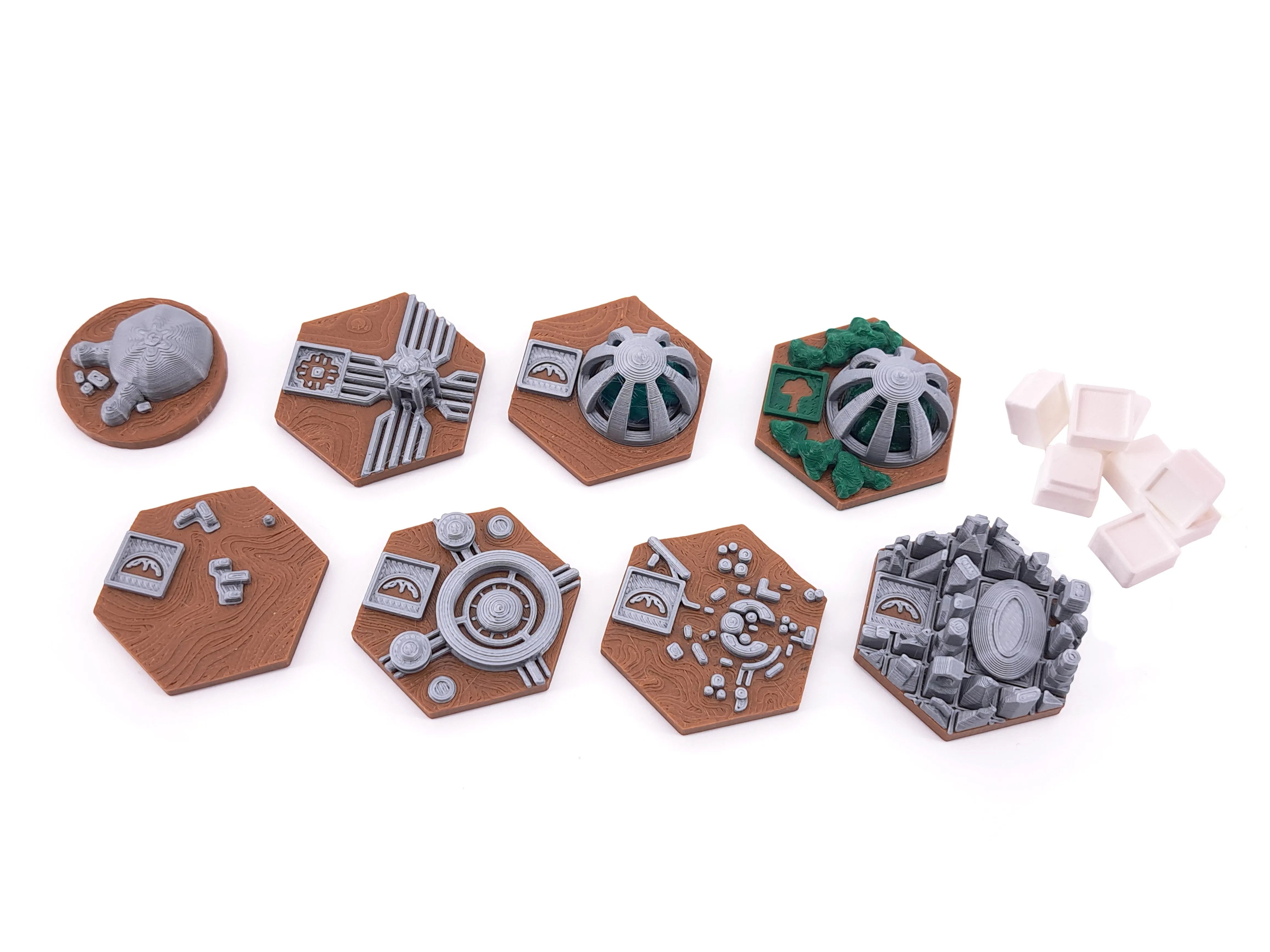 Terraforming Mars - Prelude 2 & Automa Tiles Upgrade - 7 Tiles