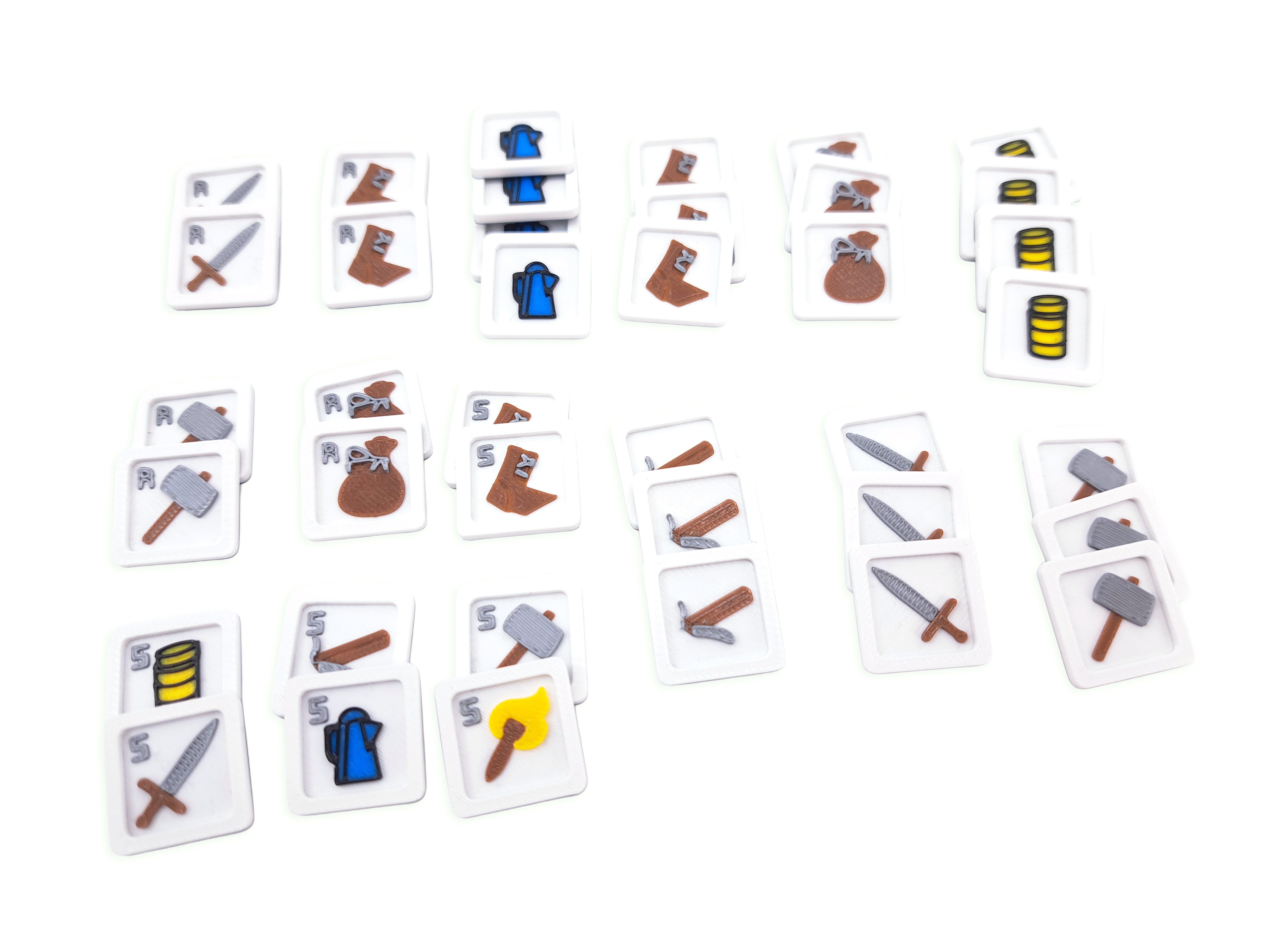 Root - Item Tokens - 3D-Tokens - 68 Pieces