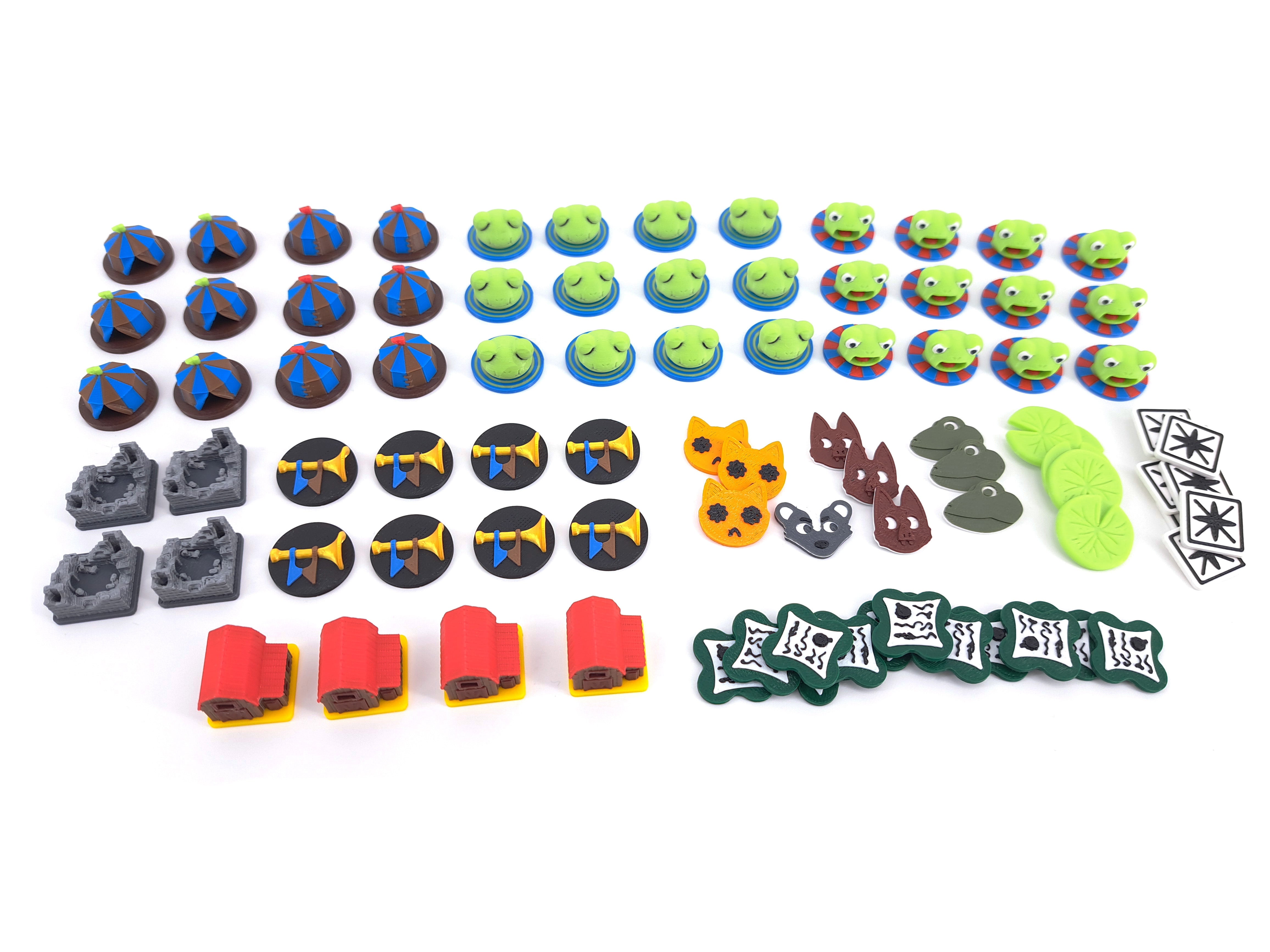 Root - Homeland - 3D-Tokens - 88 Pieces