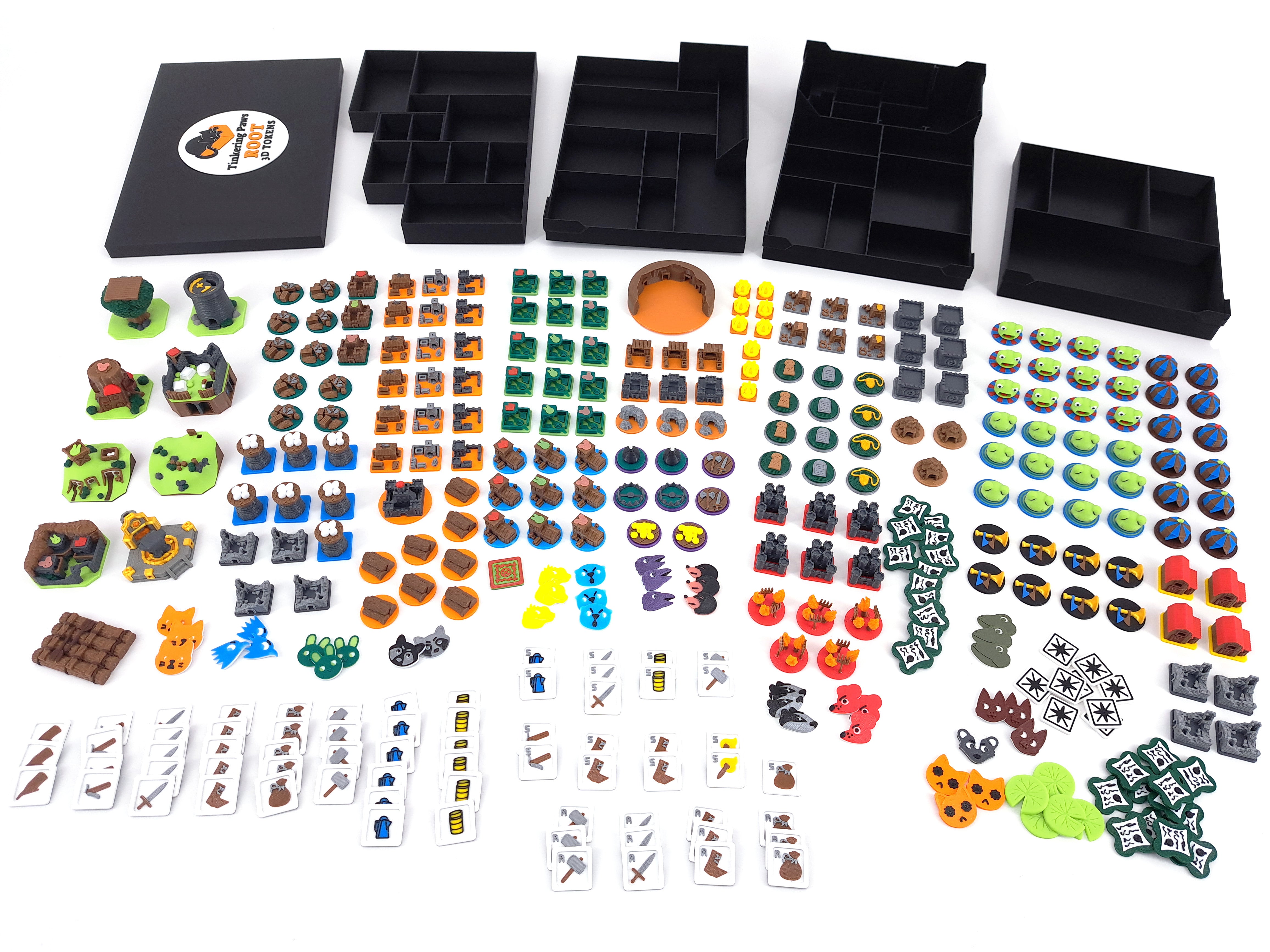 Root - Vollständiges Set - 3D-Token - 347 Teile