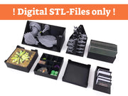 Digital STL files only for Assassin’s Creed Brotherhood of Venice board game insert by Tinkering Paws, 3D print organizer system with miniature holders, card holders and token trays, space-saving storage upgrade, no physical product included