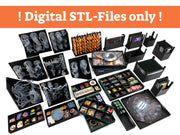 Cthulhu: Death May Die - Season 3 & 4 - Board Game Insert - STL-FILES ONLY