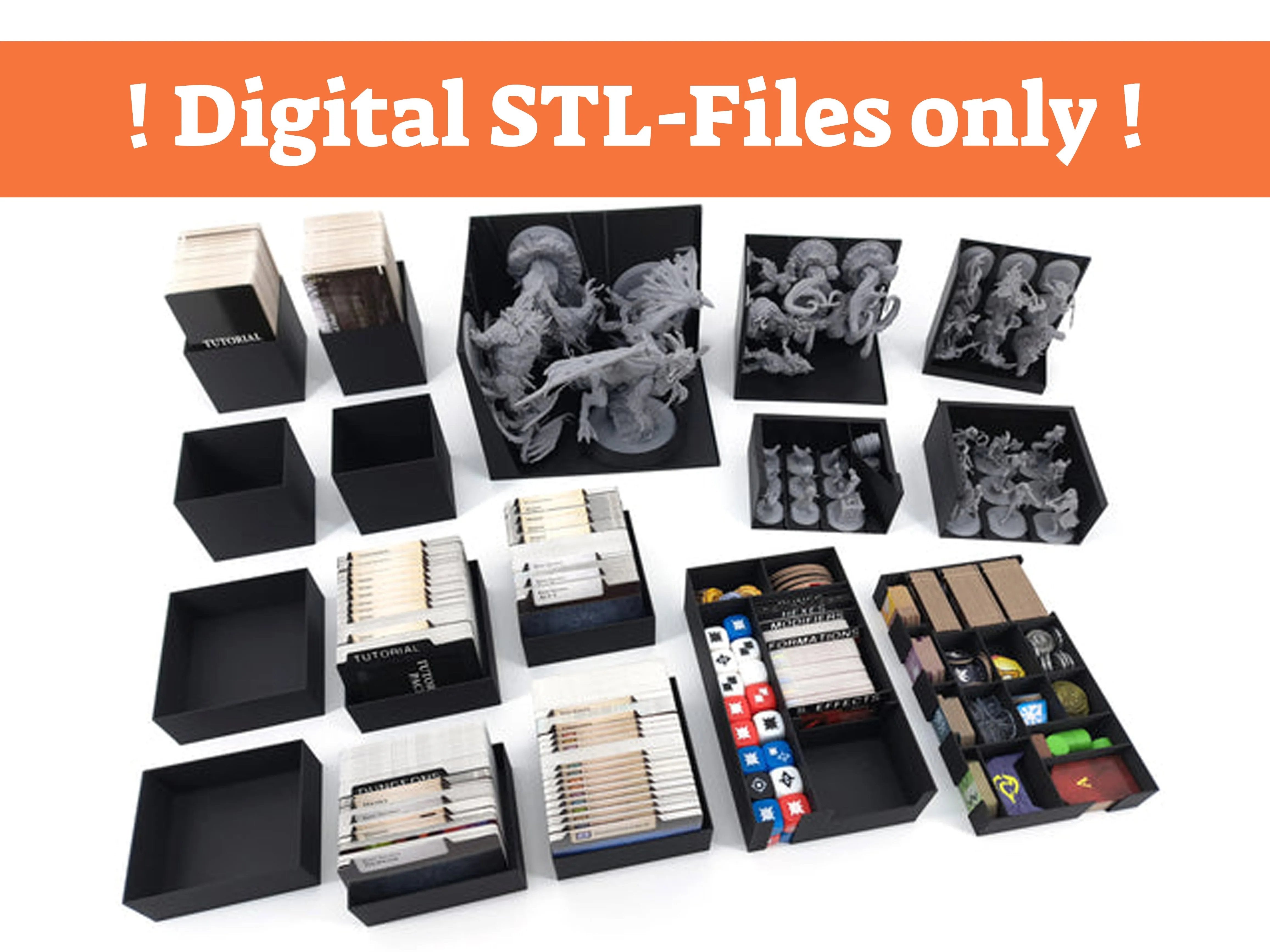 Divinity Original Sin - Board Game Insert - STL-FILES ONLY