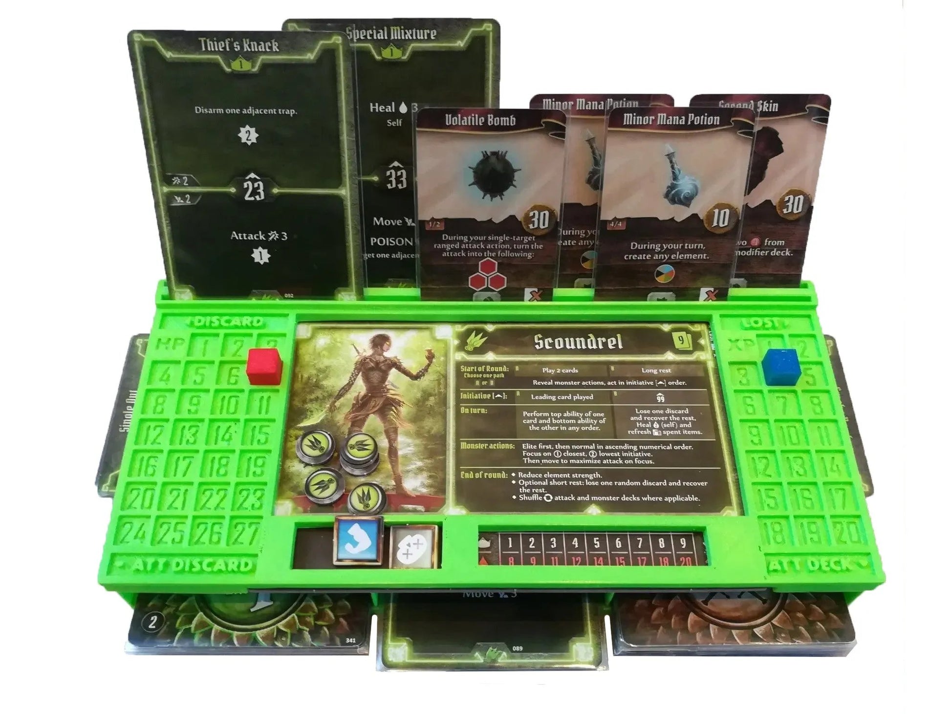 Gloomhaven - Charakter Dashboard & Aufbewahrung