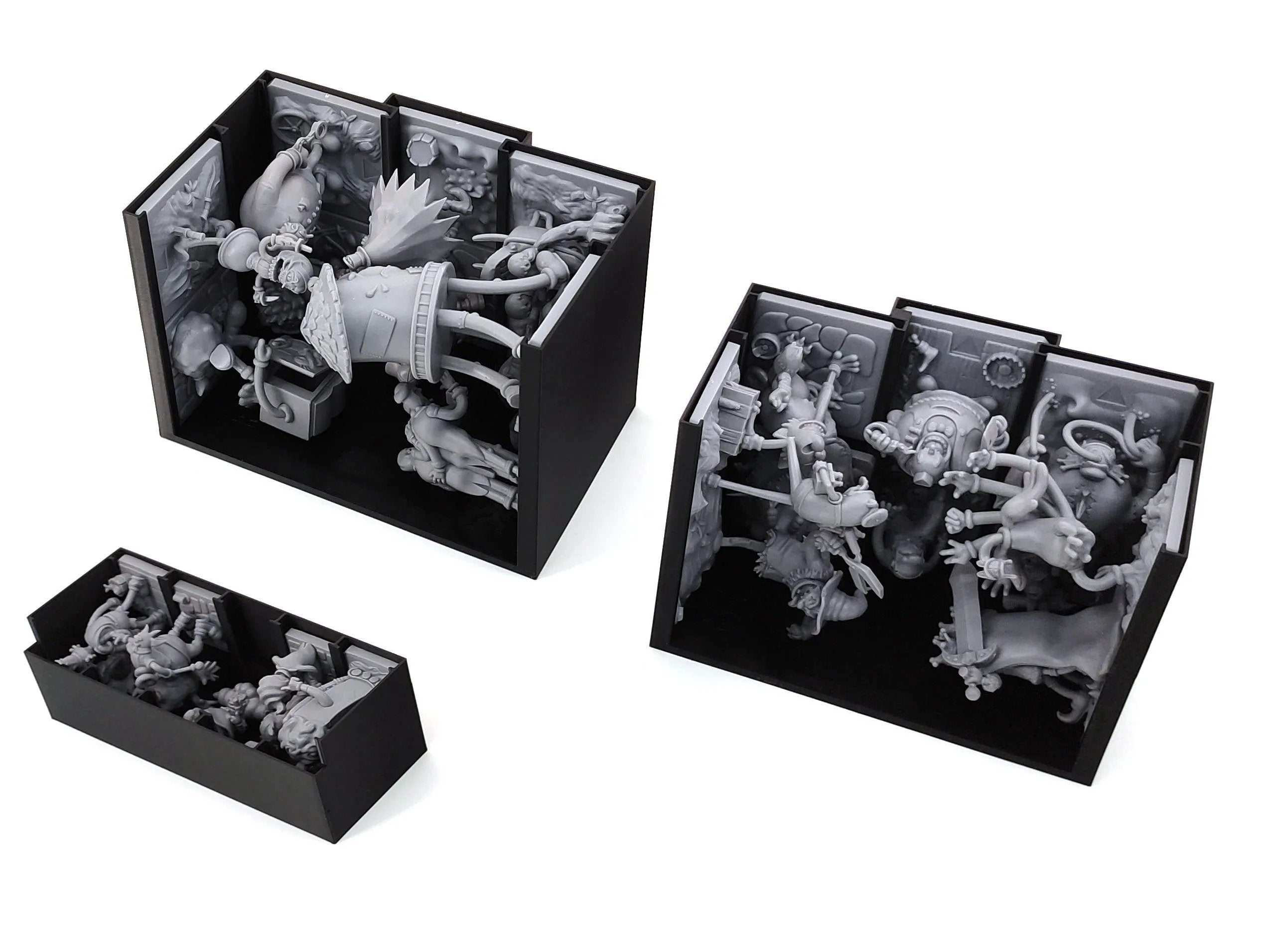 Townsfolk Tussle - Board Game Insert - STL-FILES ONLY