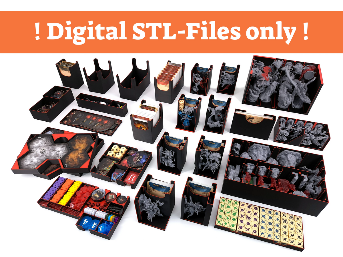 Grimcoven - Board Game Insert - STL-FILES ONLY