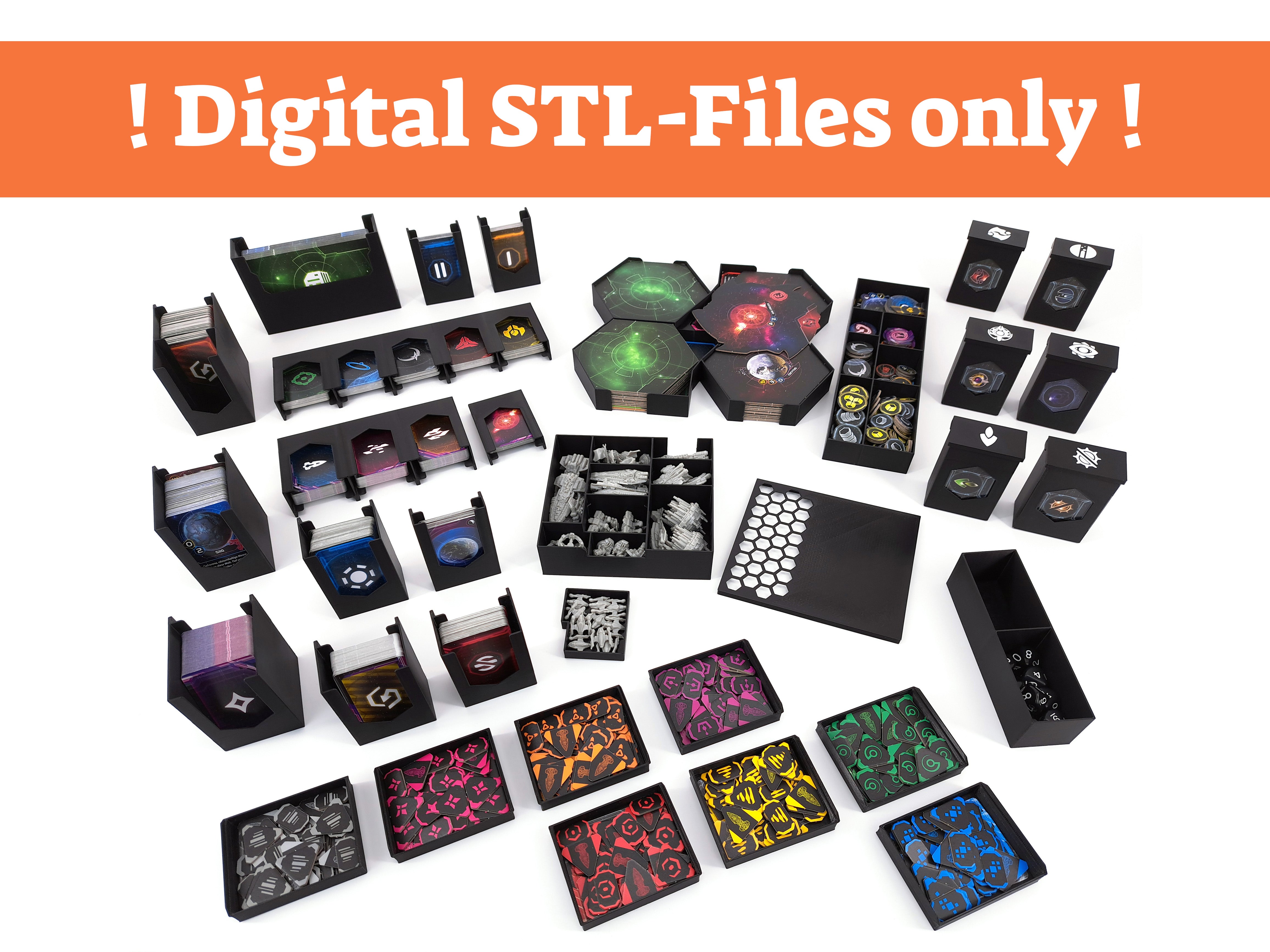 Thunder´s Edge - Upgrade Pack for Twilight Imperium 4th Edition - Board Game Insert - STL-FILES ONLY