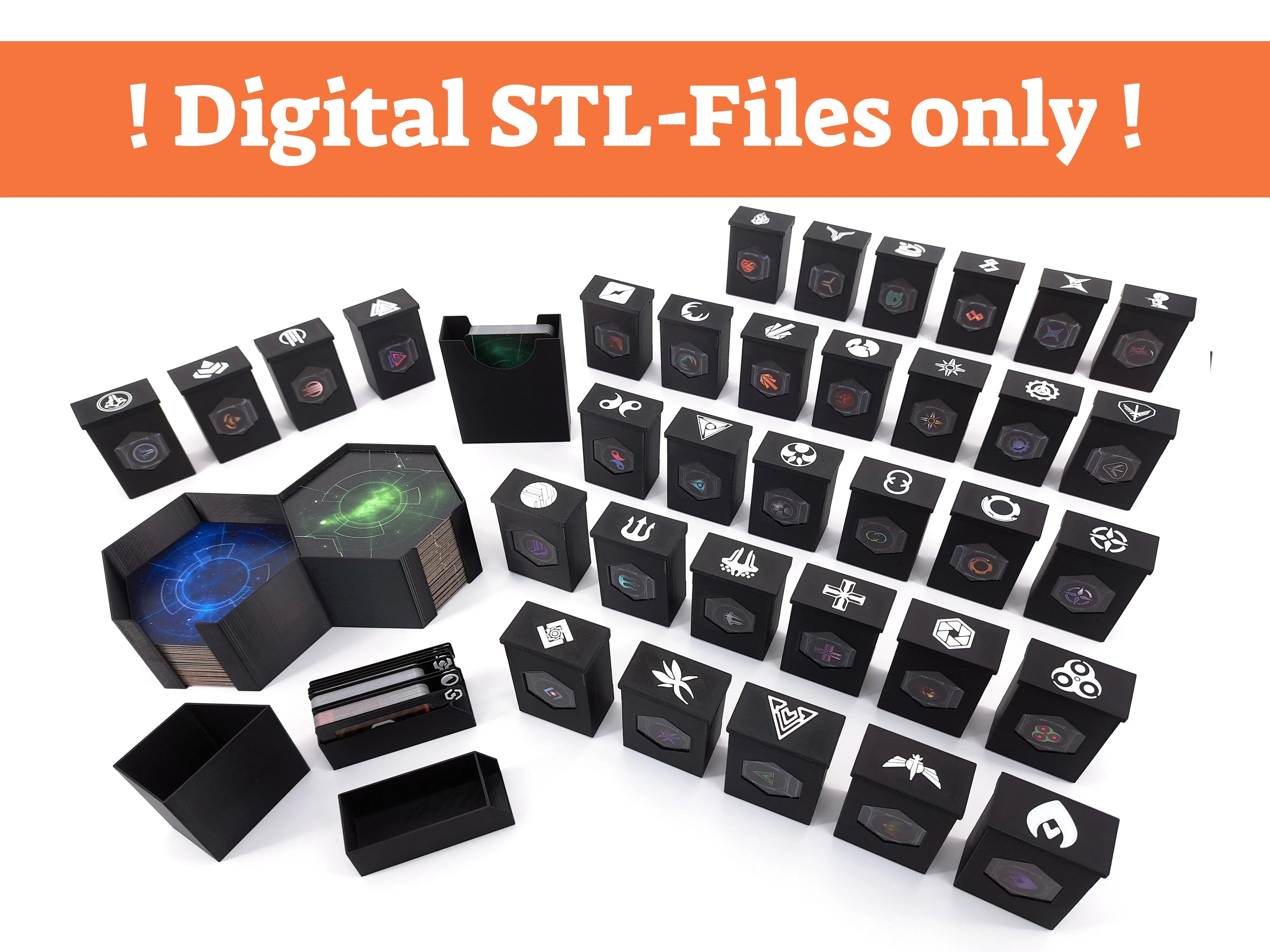 Discordant Stars - Twilight Imperium 4 Fan Expansion - Board Game Insert - STL-FILES ONLY