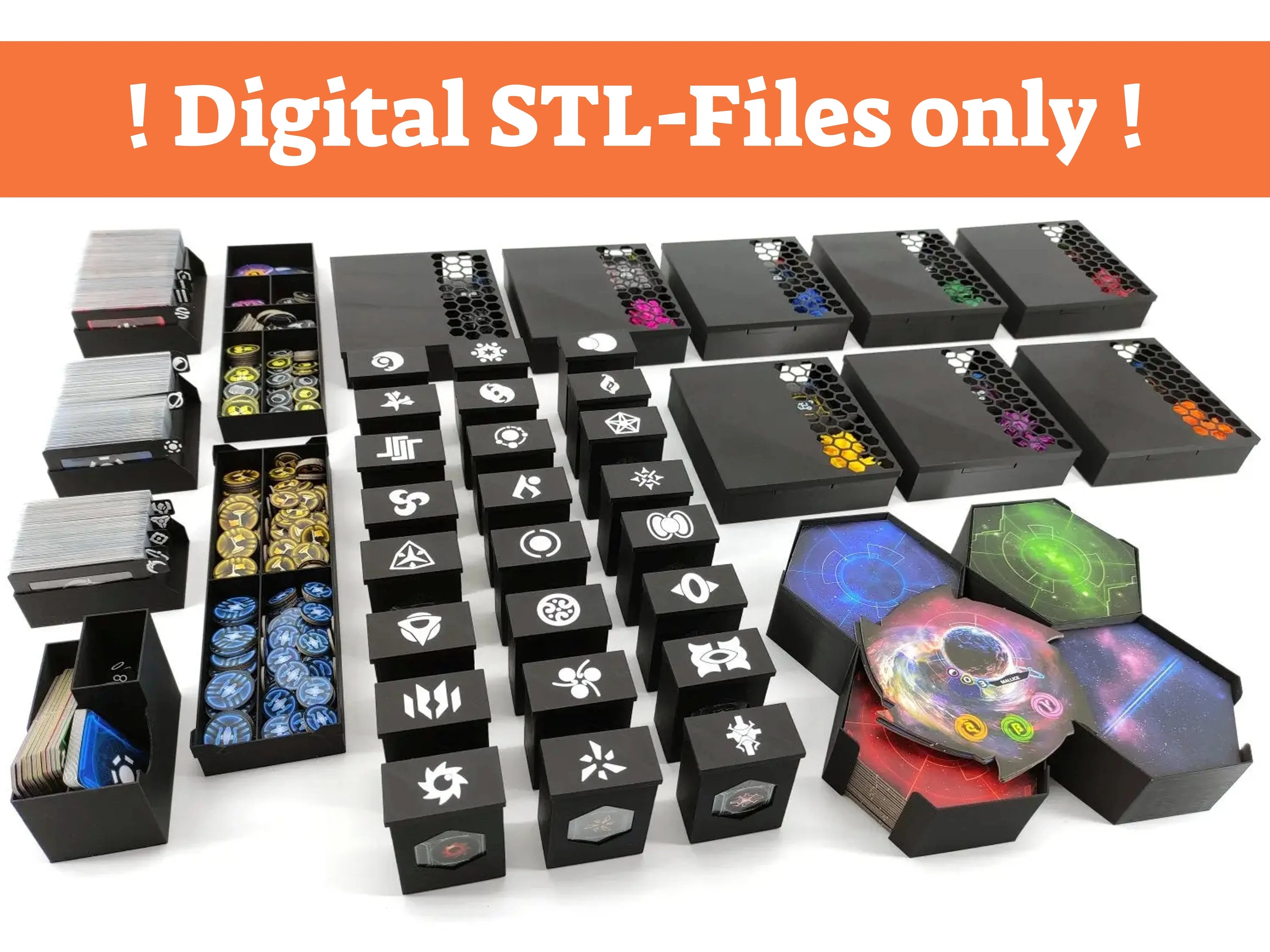 Twilight Imperium 4th Edition - Board Game Insert - STL-FILES ONLY - OLD VERSION