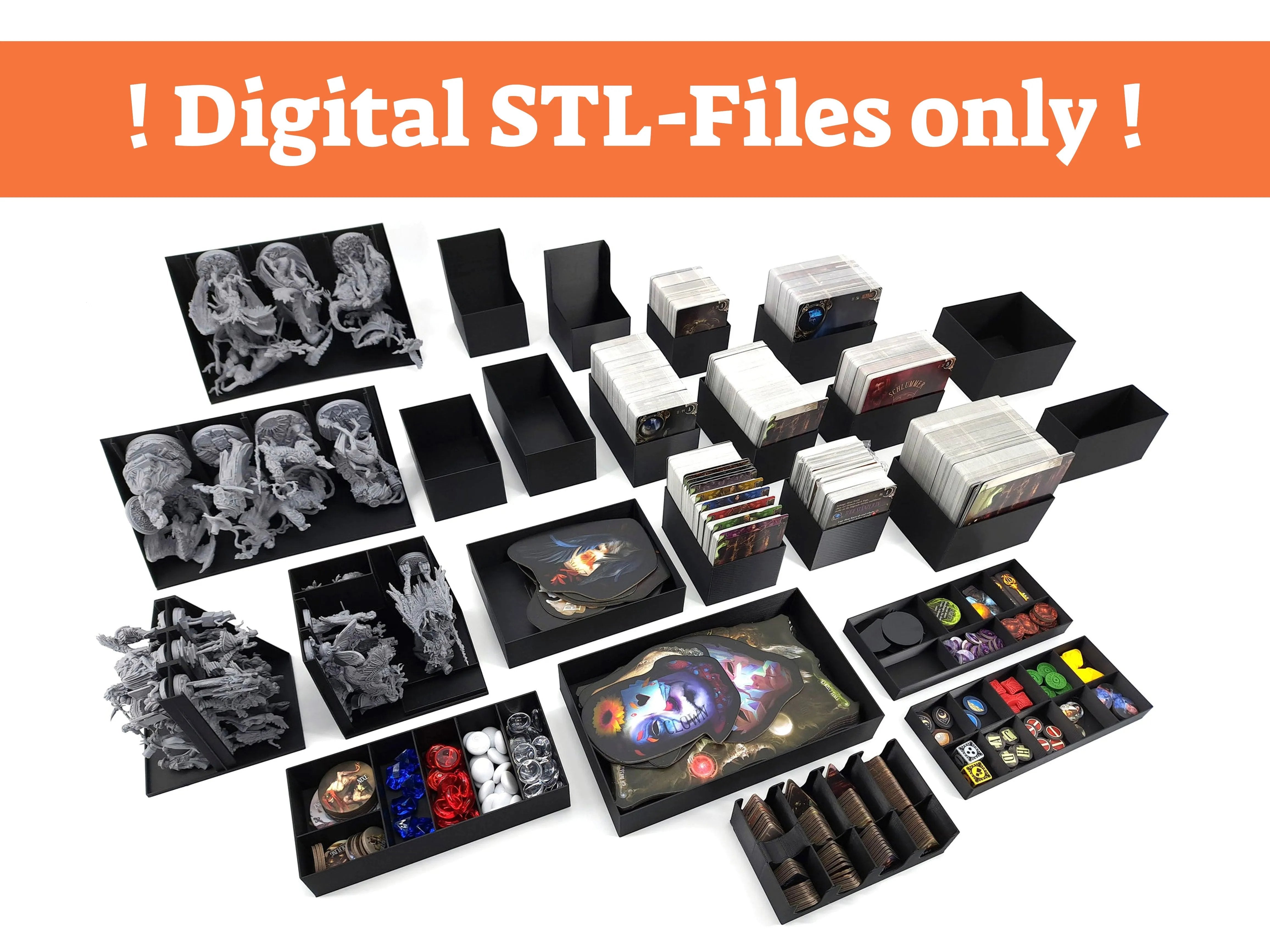 Etherfields - Board Game Insert - STL-FILES ONLY