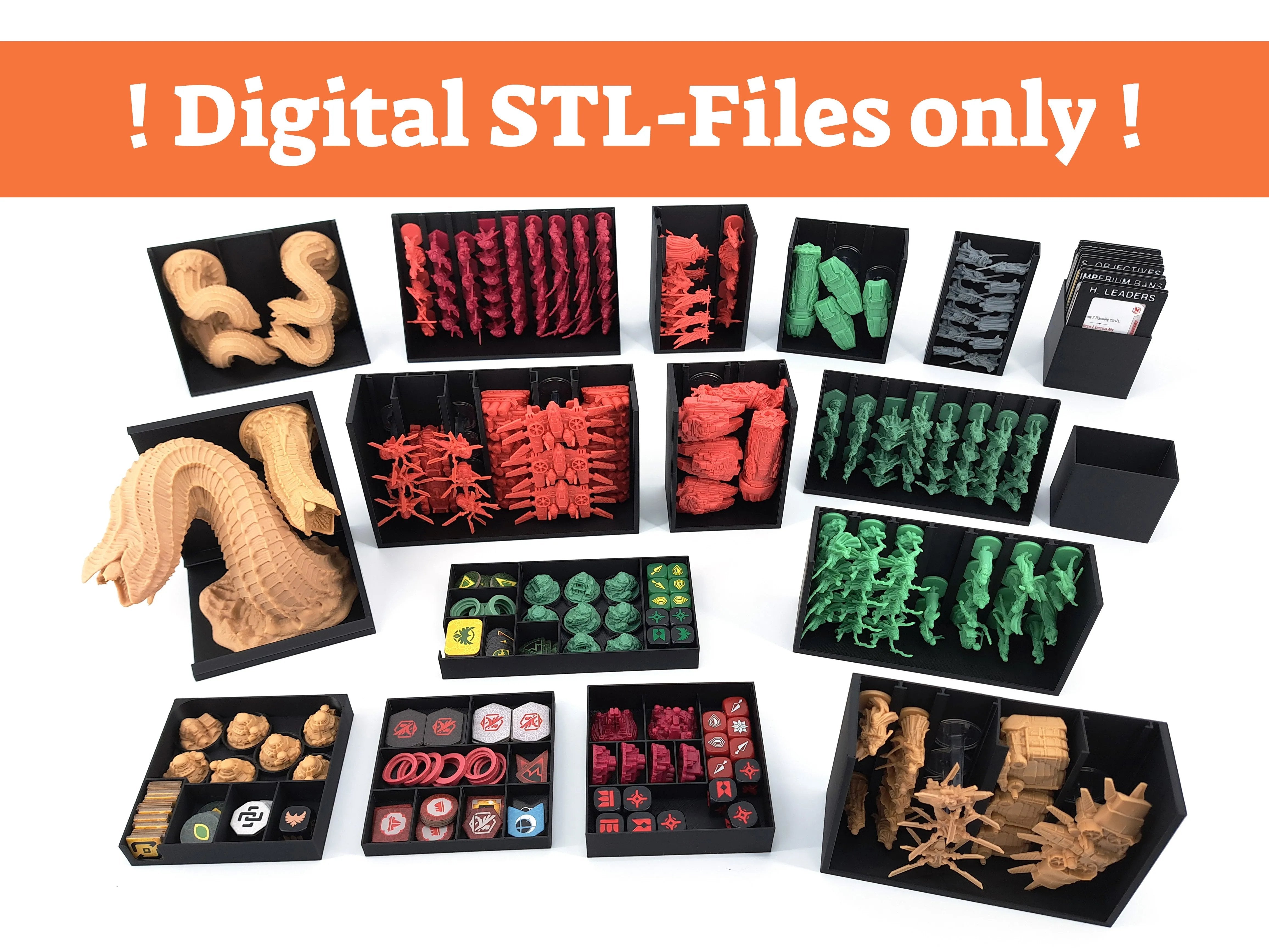 Dune: War for Arrakis - Board Game Insert - STL-FILES ONLY