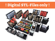 Zombicide: Invader - Board Game Insert - STL-FILES ONLY