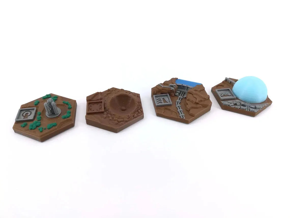 Terraforming Mars - Big Box Tiles Upgrade - 4 Tiles