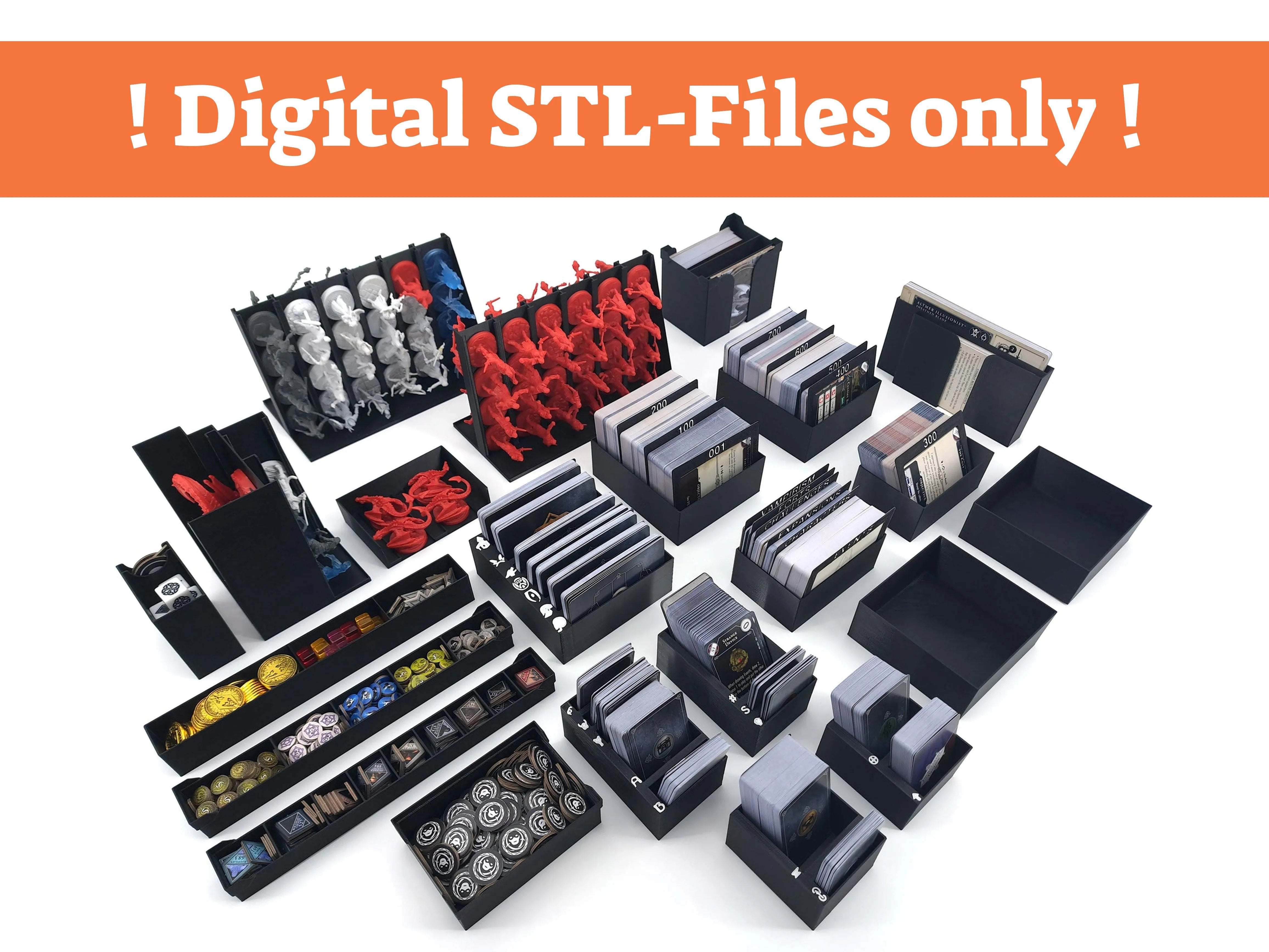 Skyrim: The Adventure Game - Board Game Insert - STL-FILES ONLY