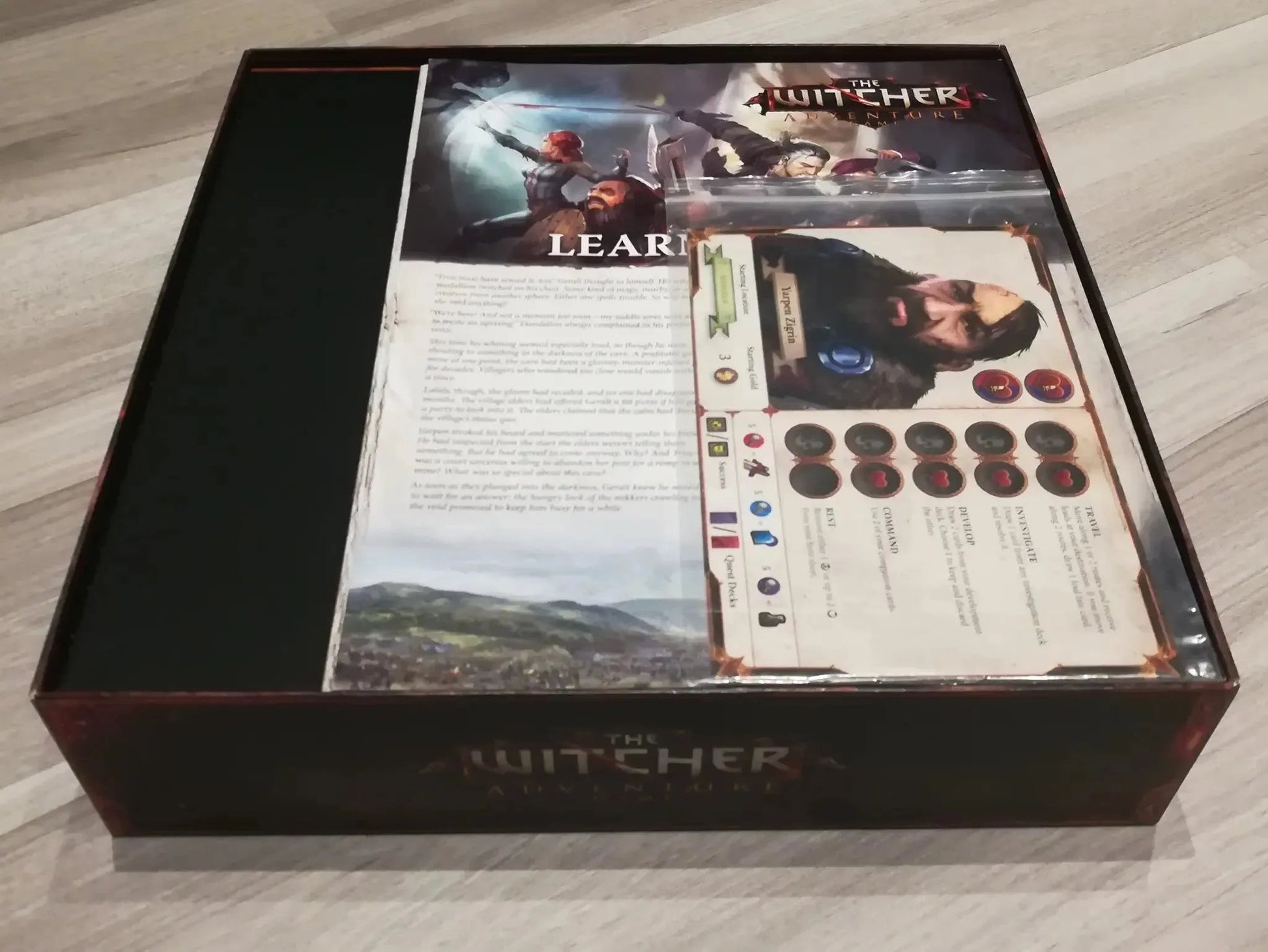 Witcher Adventure Game - Board Game Insert - Game Box