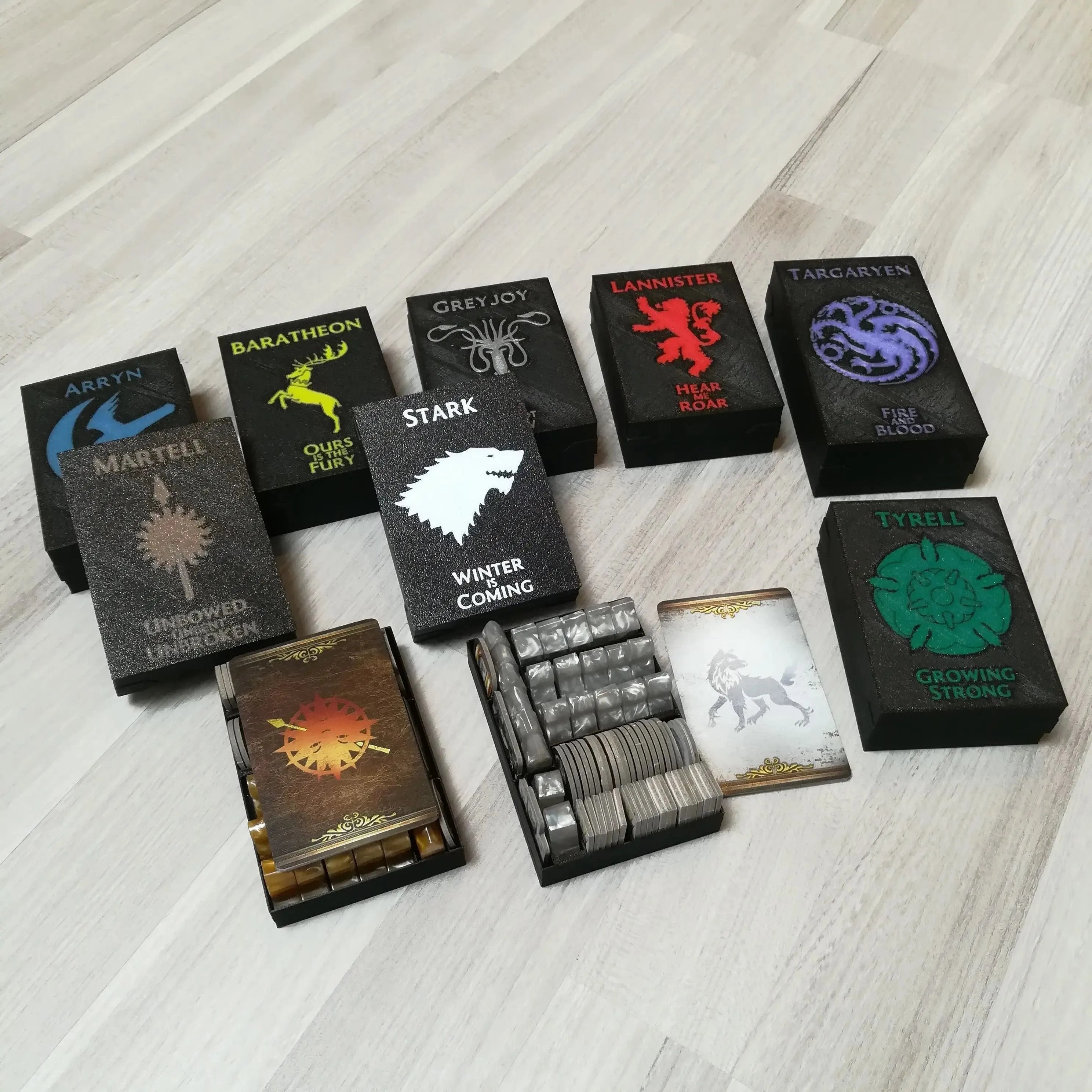 A Game of Thrones - Board Game Insert Tinkering Paws