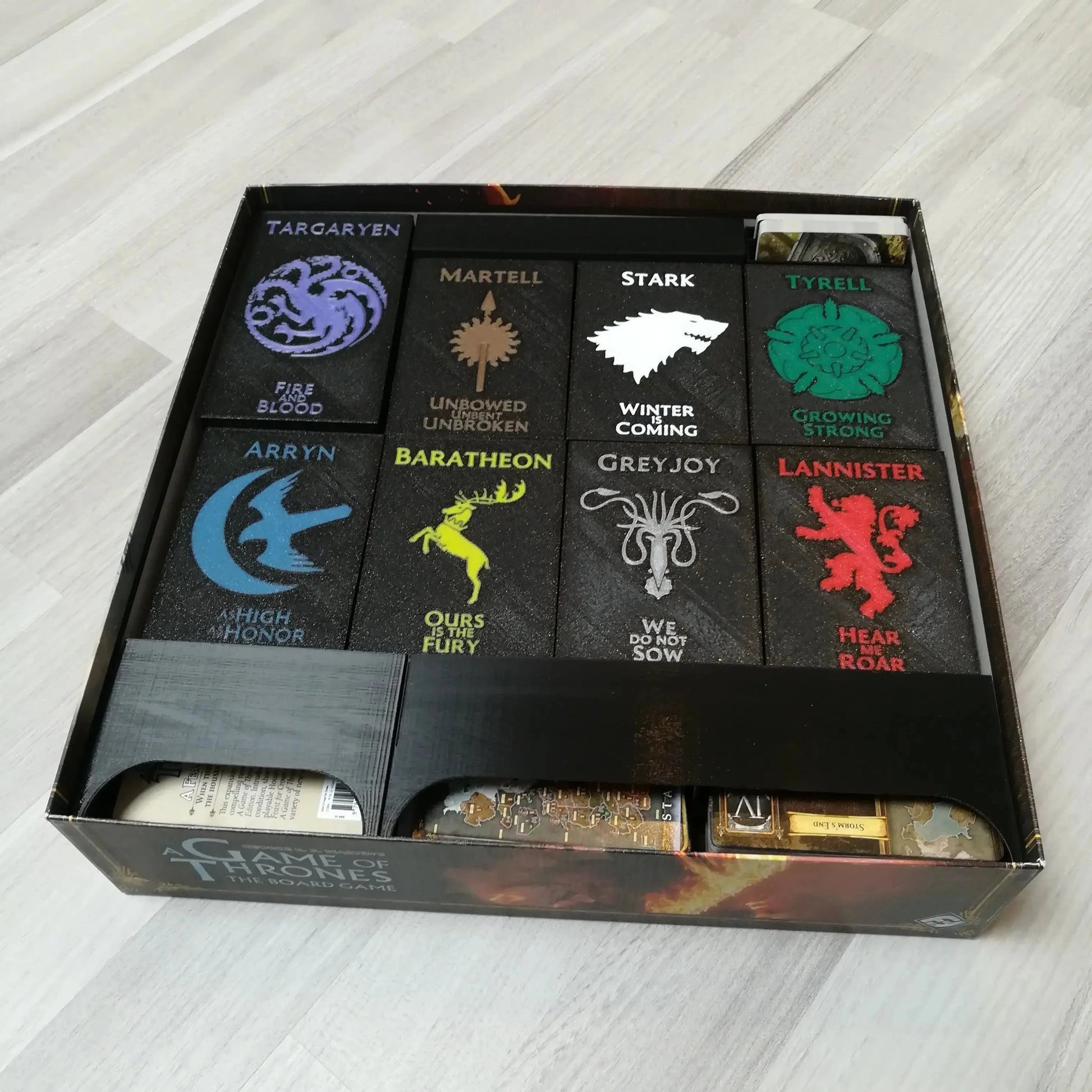 A Game of Thrones - Board Game Insert Tinkering Paws