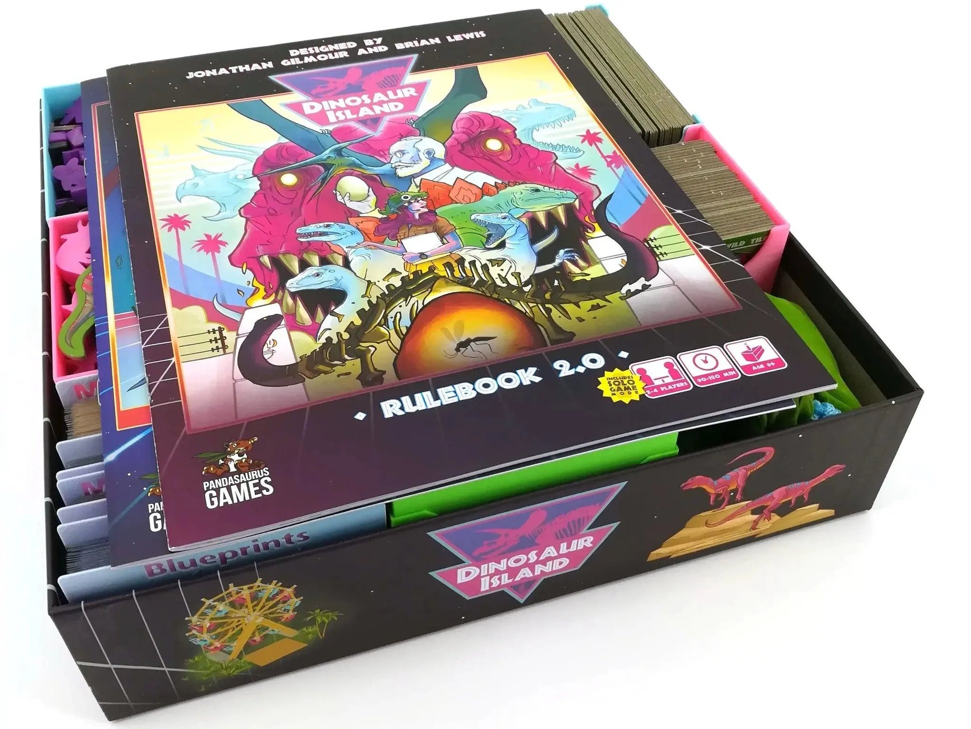 Dinosaur Island - Board Game Insert Tinkering Paws