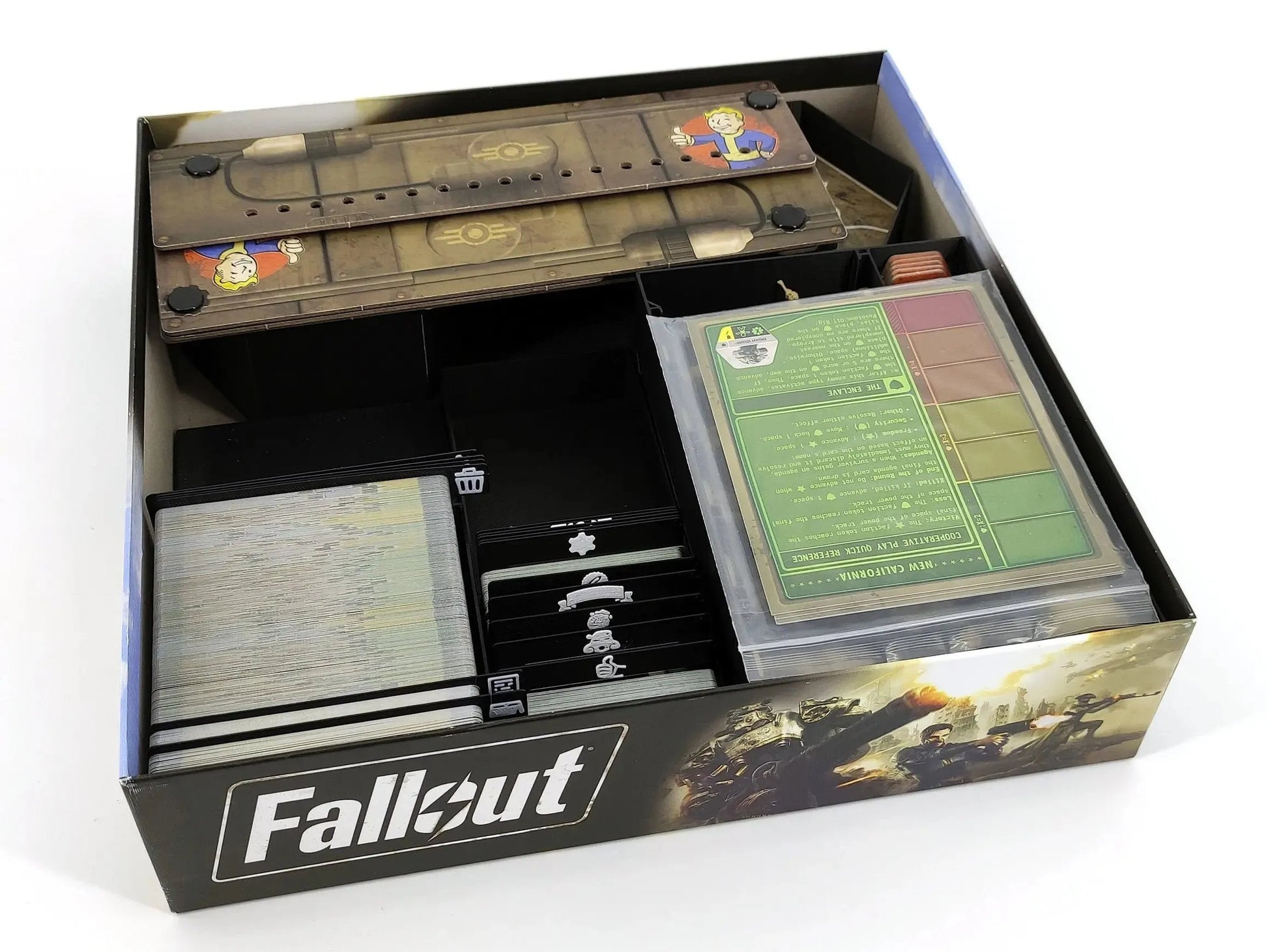 fallout board game card sleeves Fallout - Board Game Insert