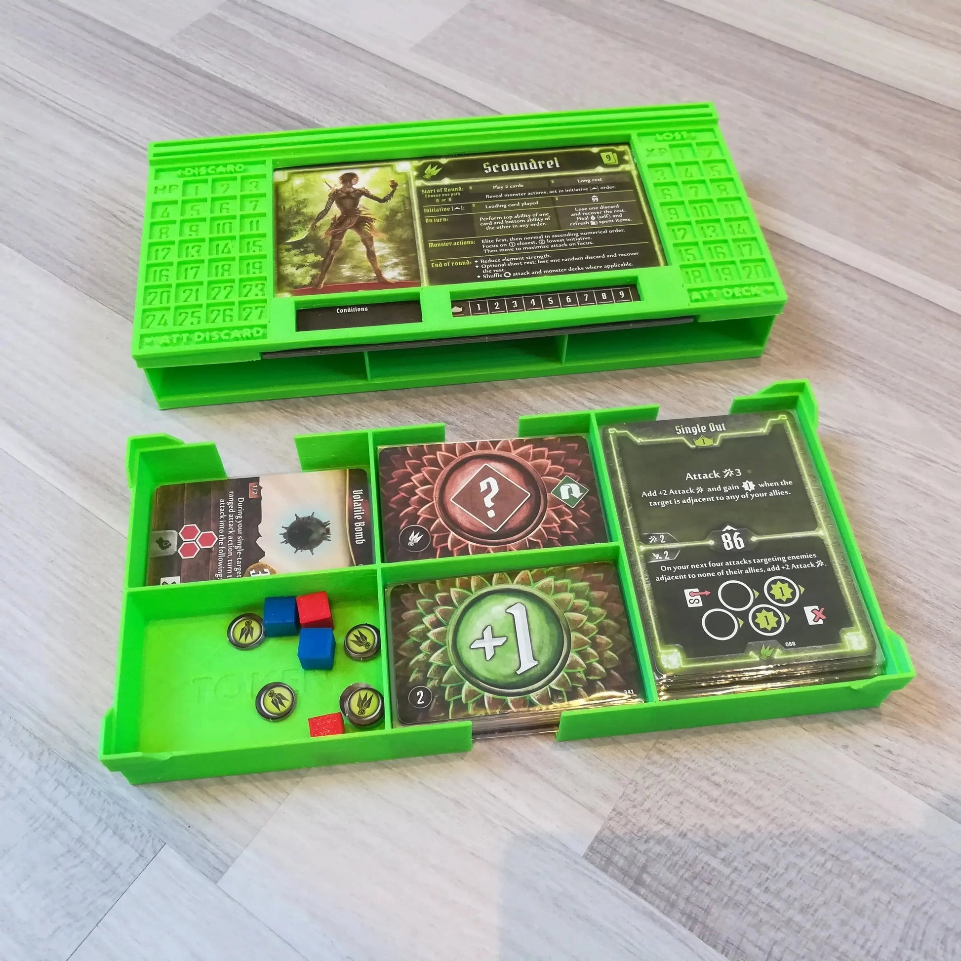 Gloomhaven - Character Dashboard & Storage Tinkering Paws