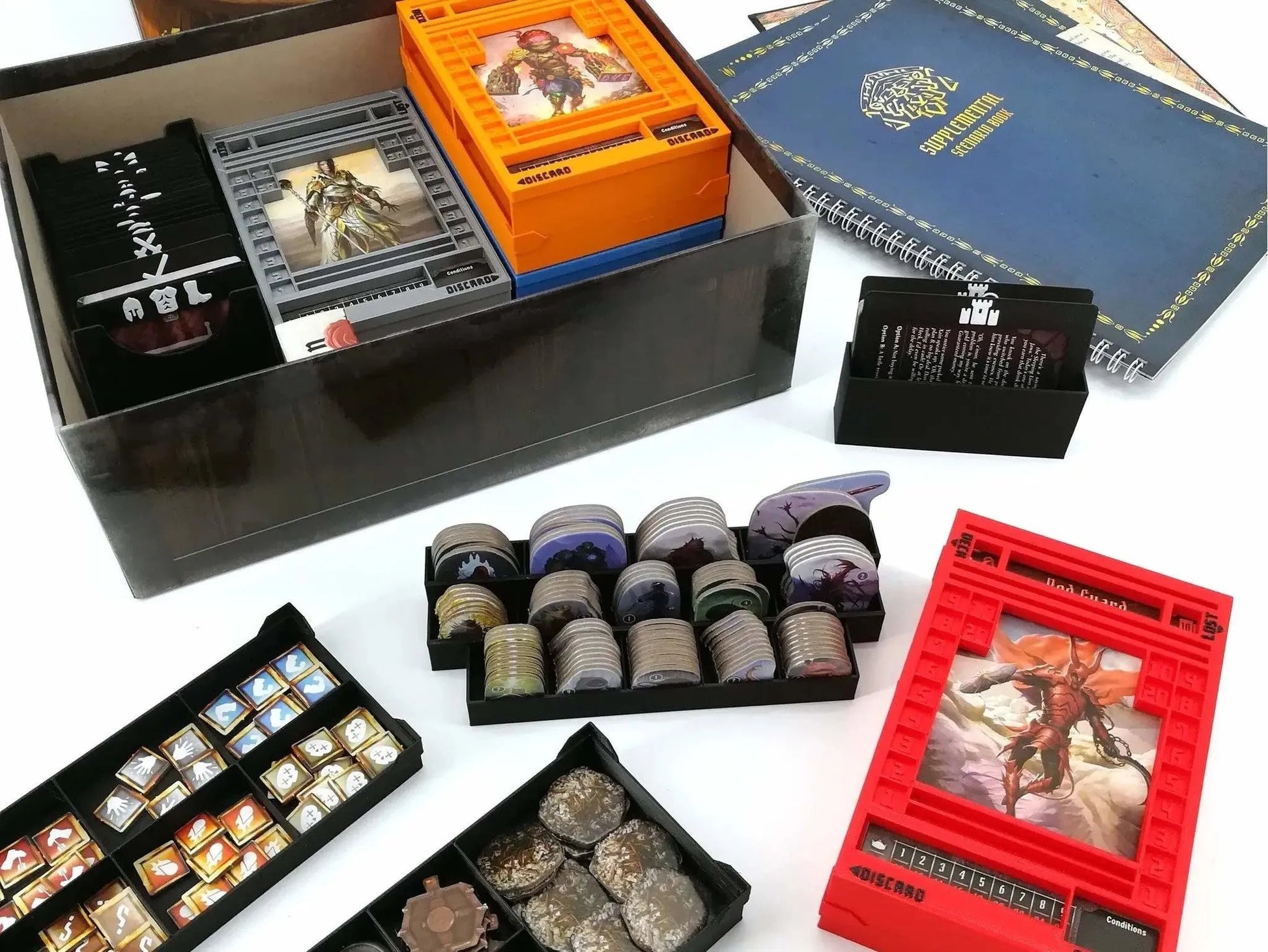 Gloomhaven - Jaws of the Lion Board Game Insert - Tinkering Paws Tinkering Paws Gloomhaven - Jaws of the Lion Board Game Insert - Tinkering Paws Tinkering Paws