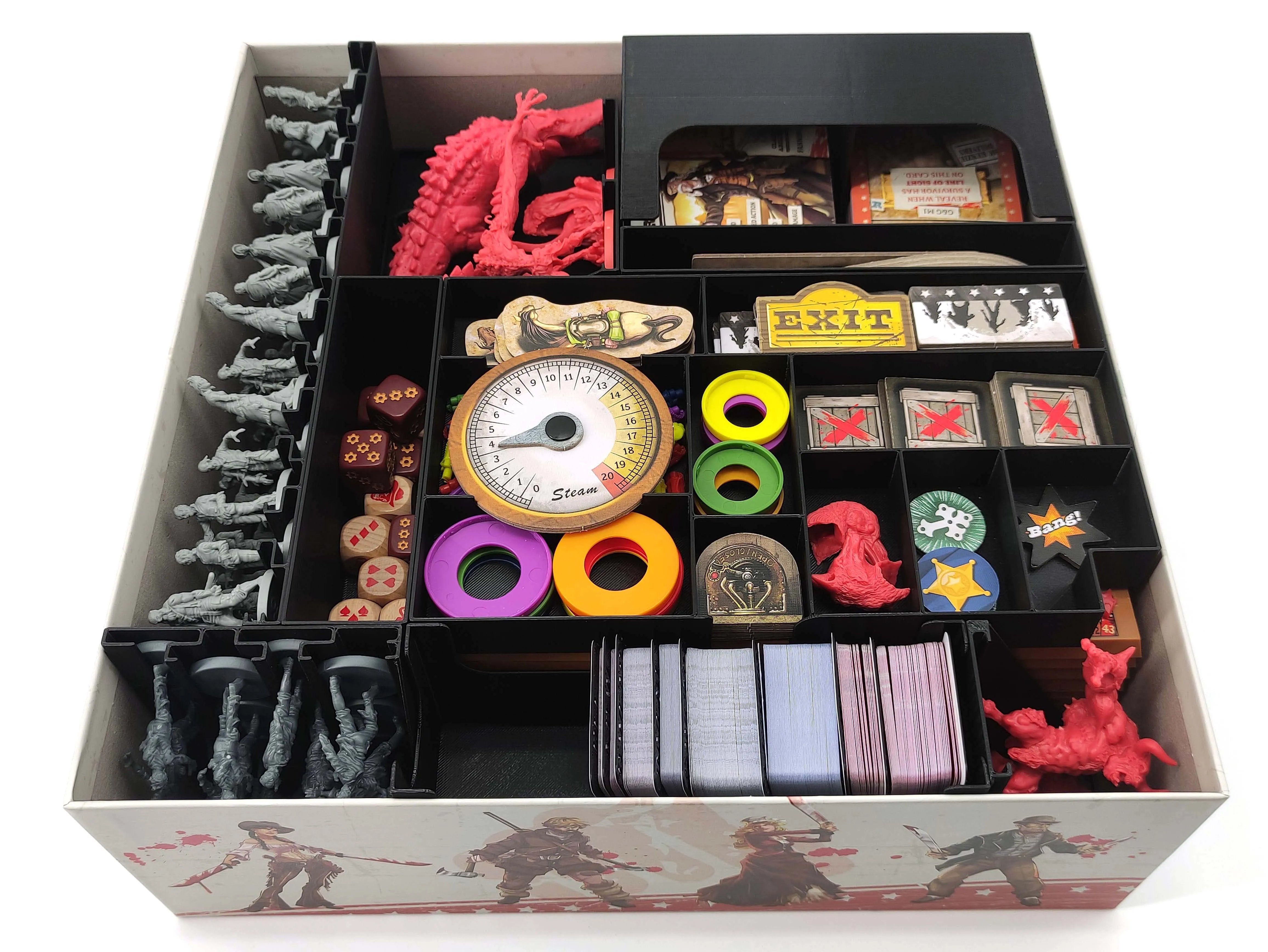 Zombicide: Undead Or Alive - Board Game Insert - Tinkering Paws