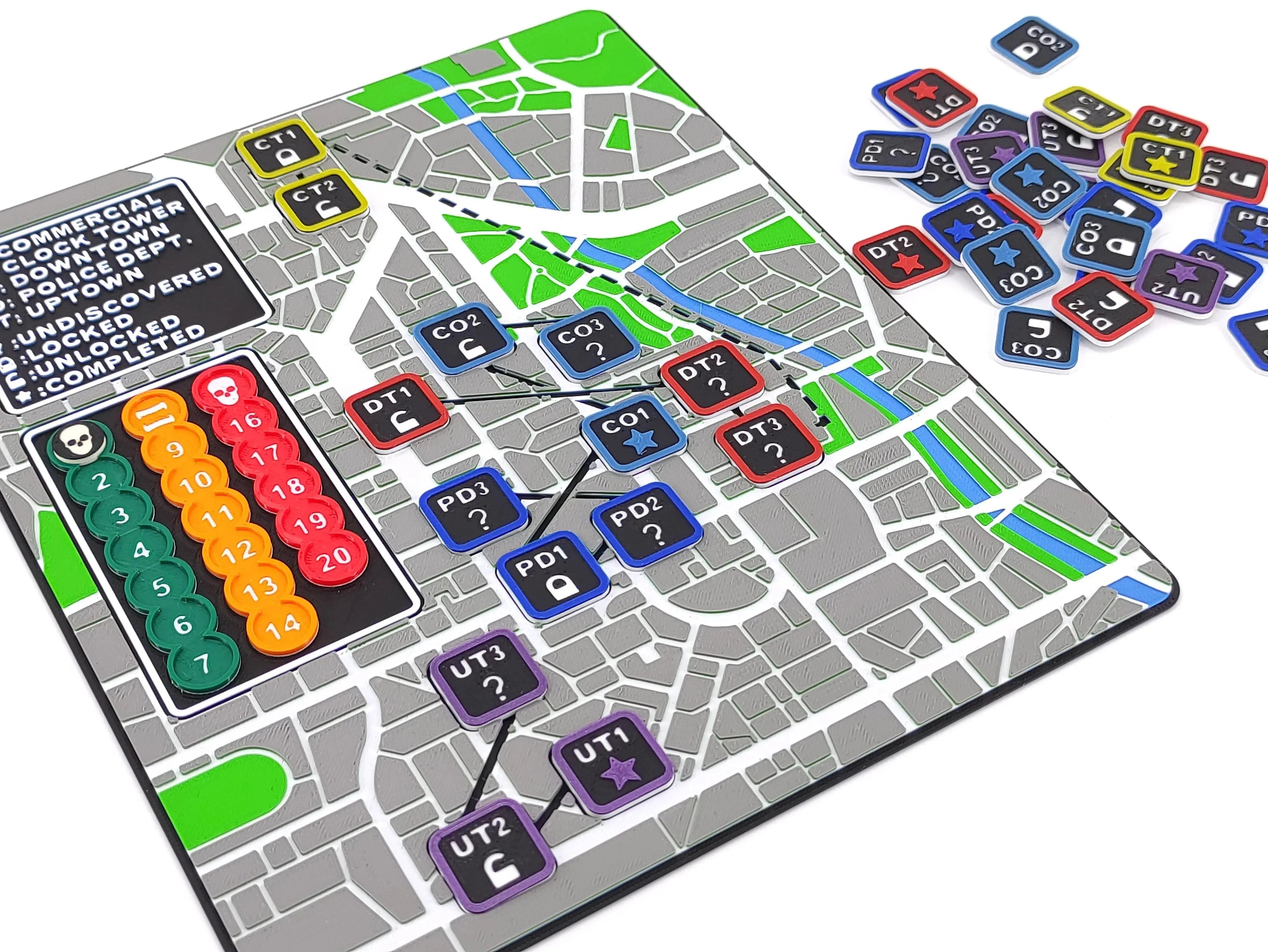 Resident Evil 3 - Board Game Campaign Tracker Tinkering Paws