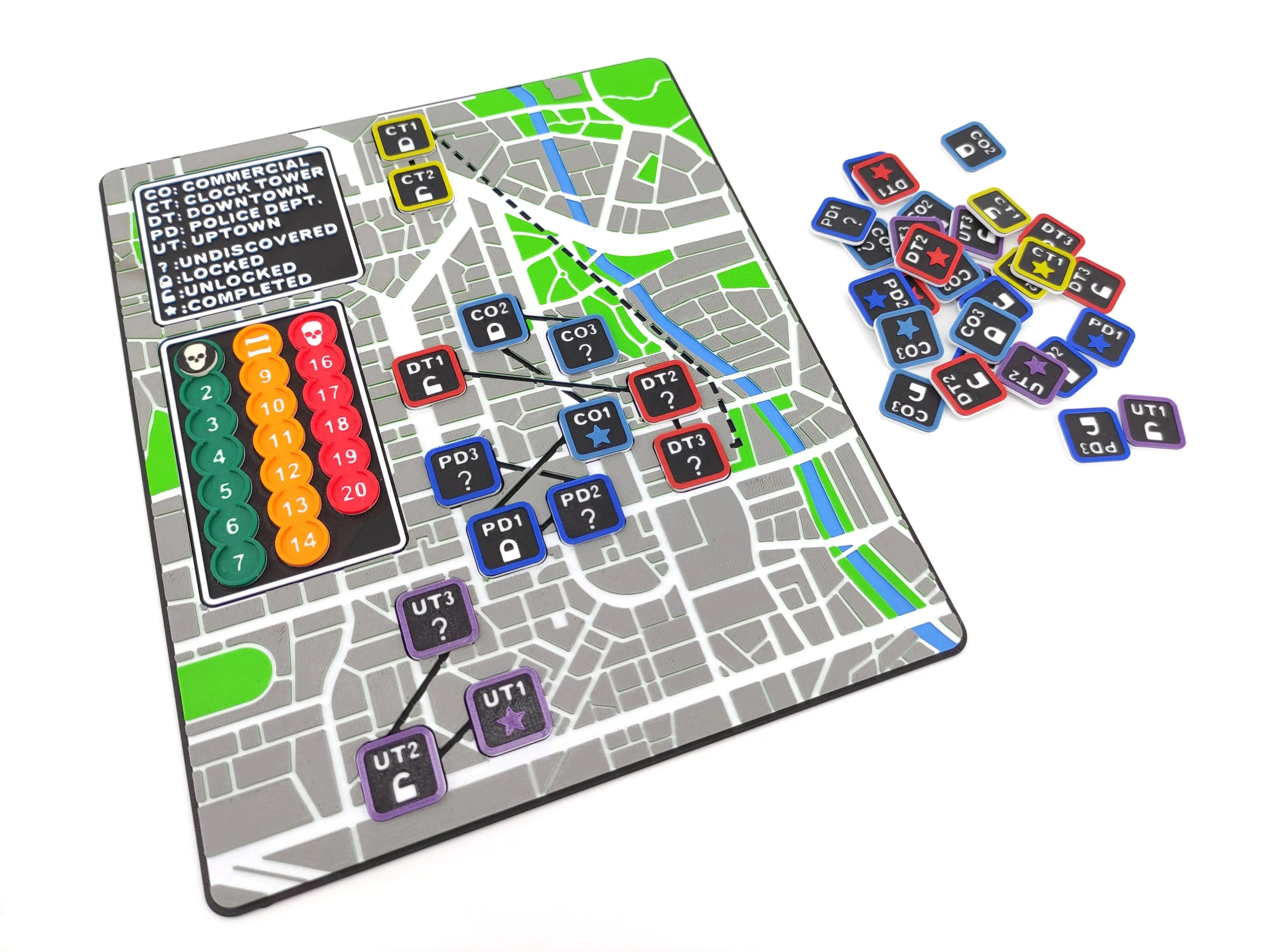 Resident Evil 3 - Board Game Campaign Tracker Tinkering Paws
