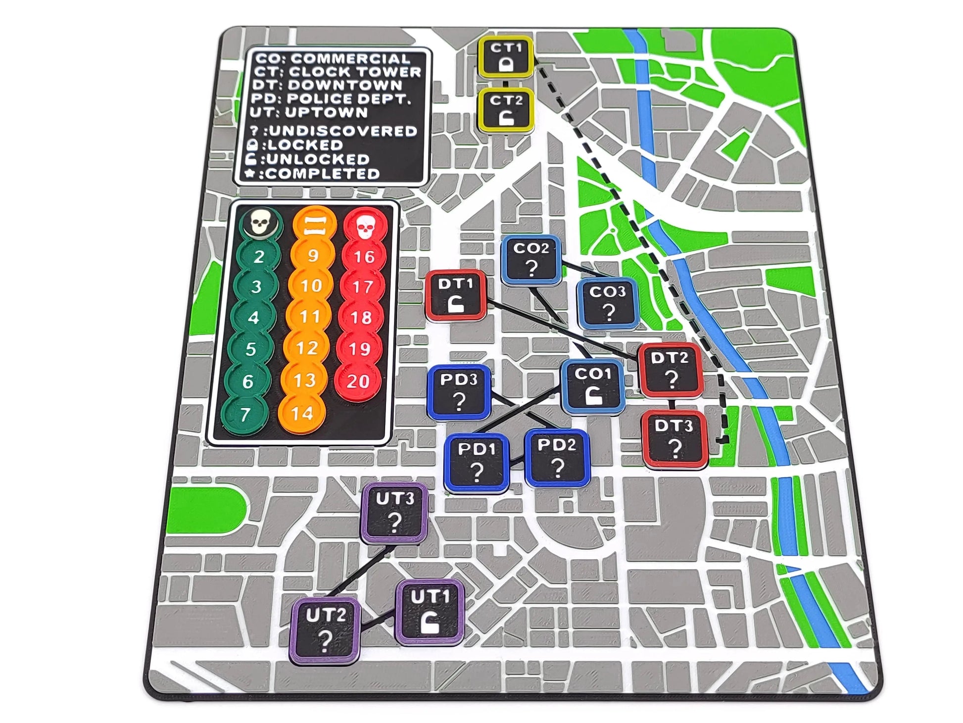 Resident Evil 3 - Board Game Campaign Tracker Tinkering Paws