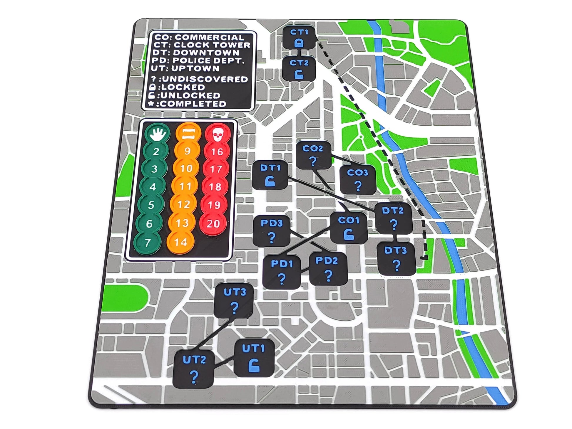 Resident Evil 3 - Board Game Campaign Tracker Tinkering Paws