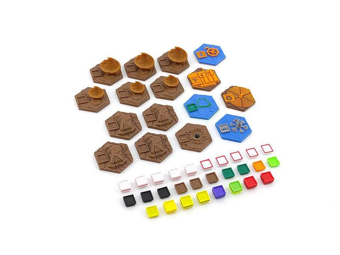 Terraforming Mars - Ares Tiles Pack - 16 Tiles Tinkering Paws