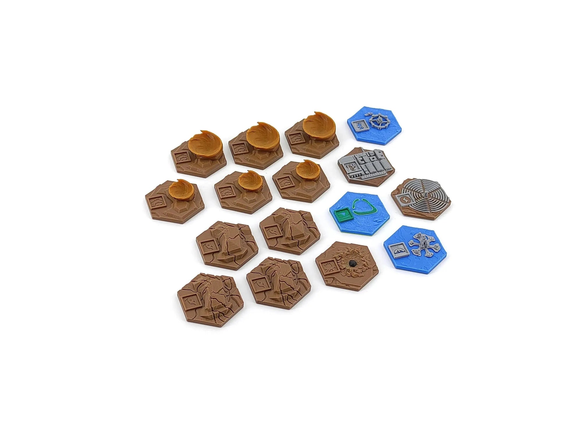 Terraforming Mars - Ares Tiles Pack - 16 Tiles Tinkering Paws