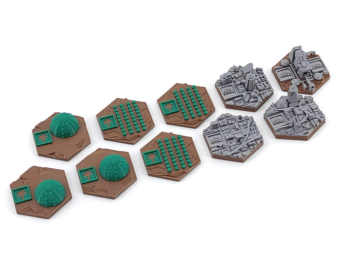 Terraforming Mars - Corporate Betterment Tiles Pack - 10 Tiles Tinkering Paws