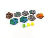 Terraforming Mars - Ides of Mars Tiles Pack - 8 Tiles Tinkering Paws