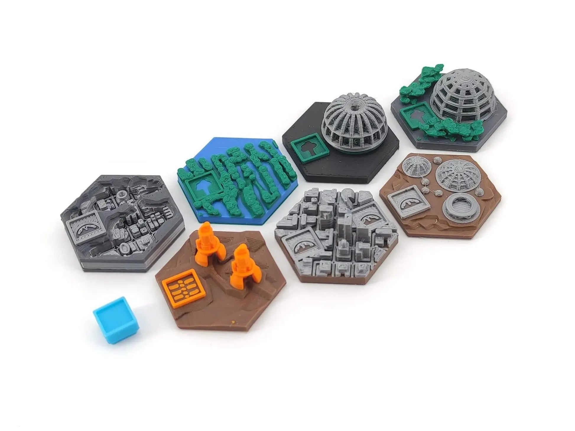 Terraforming Mars - Mercury vs Mars Tiles Pack - 7 Tiles Tinkering Paws