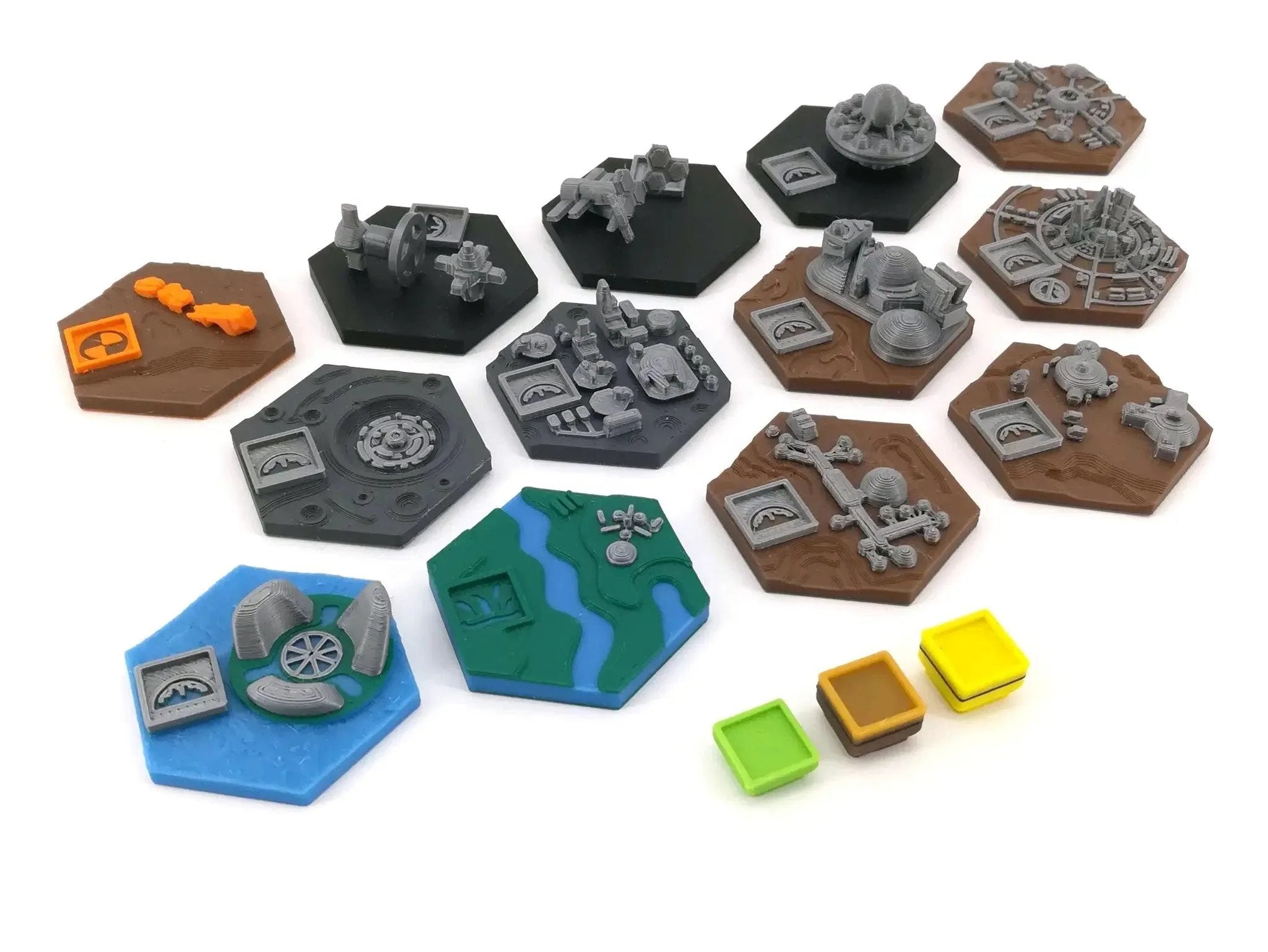 Terraforming Mars - Pathfinder Tiles Paket - 13 Tiles Tinkering Paws