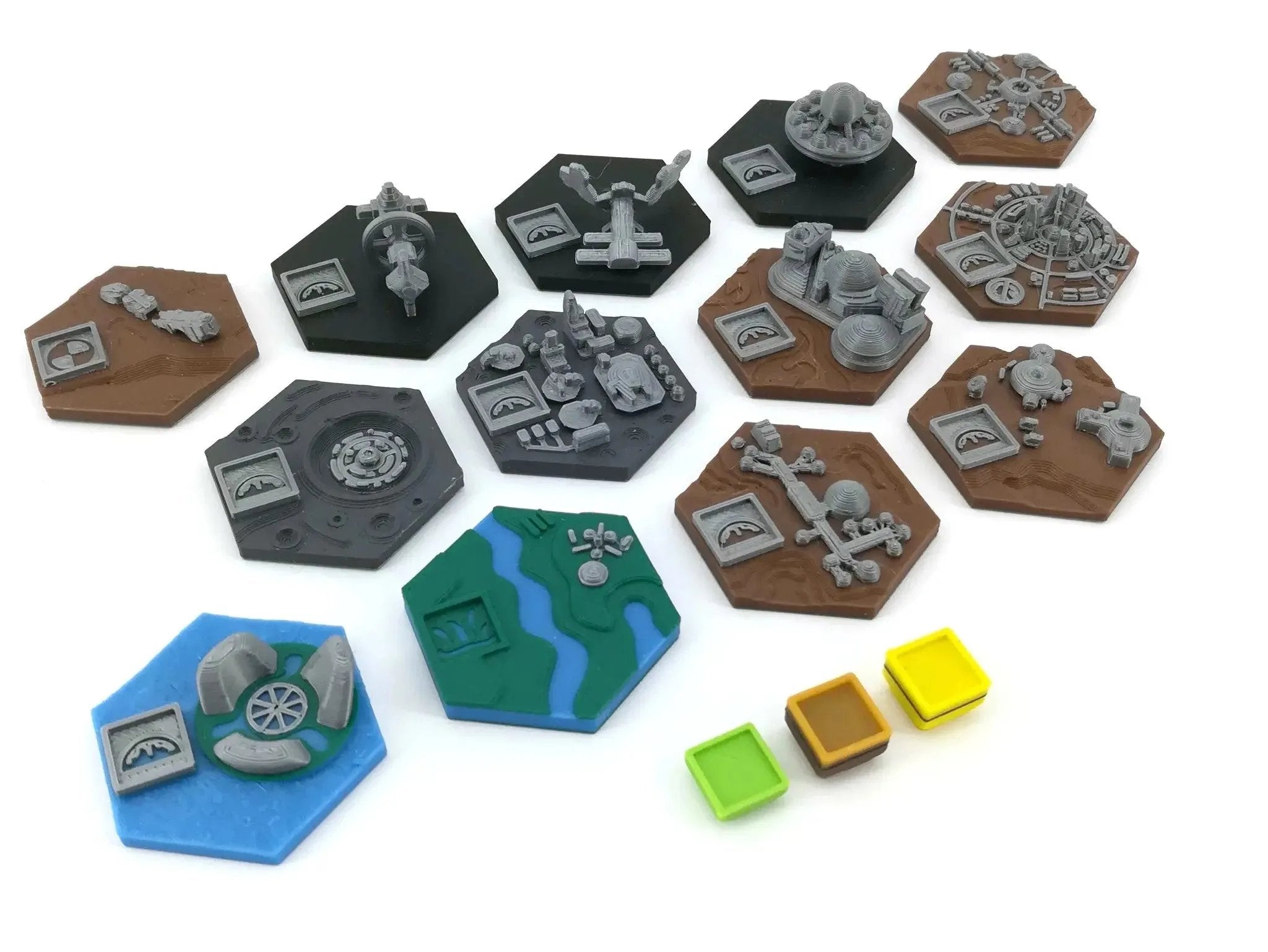 Terraforming Mars - Pathfinder Tiles Paket - 13 Tiles Tinkering Paws