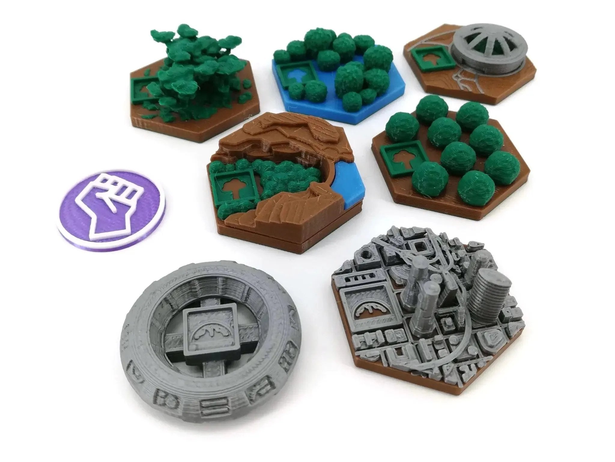 Terraforming Mars - Turmoil Tiles Upgrade - 7 Tiles Tinkering Paws